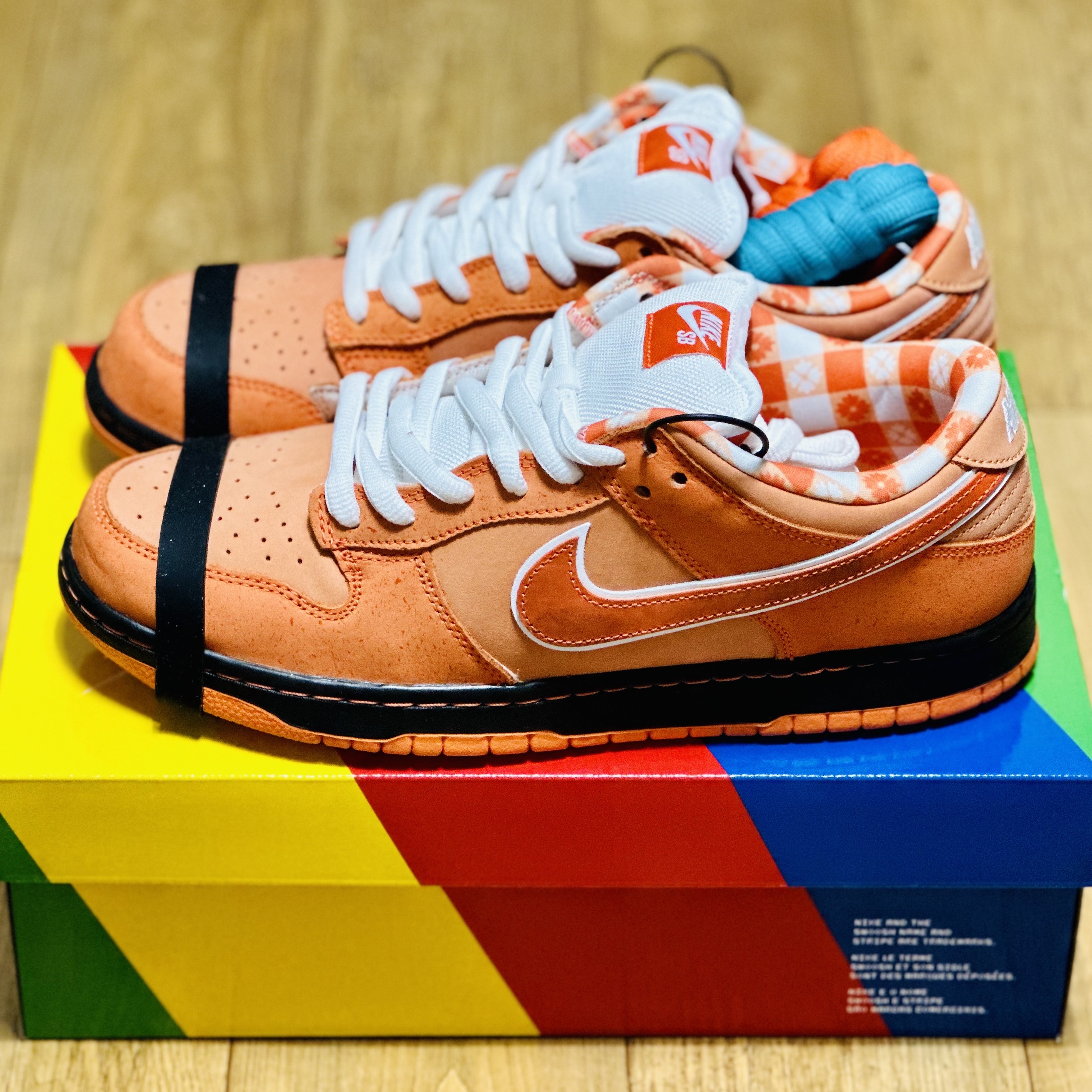 Nike x Concepts SB Dunk Low Orange Lobster (Regular Box) 착용 스타일 - 1