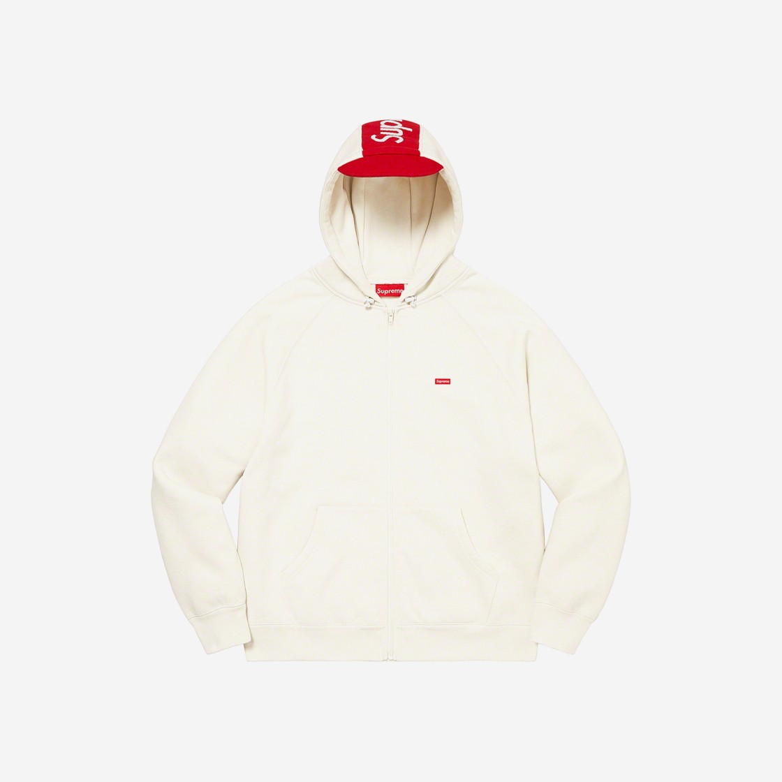 Supreme Brim Zip Up Hooded Sweatshirt Stone - 22FW 상세 이미지 1