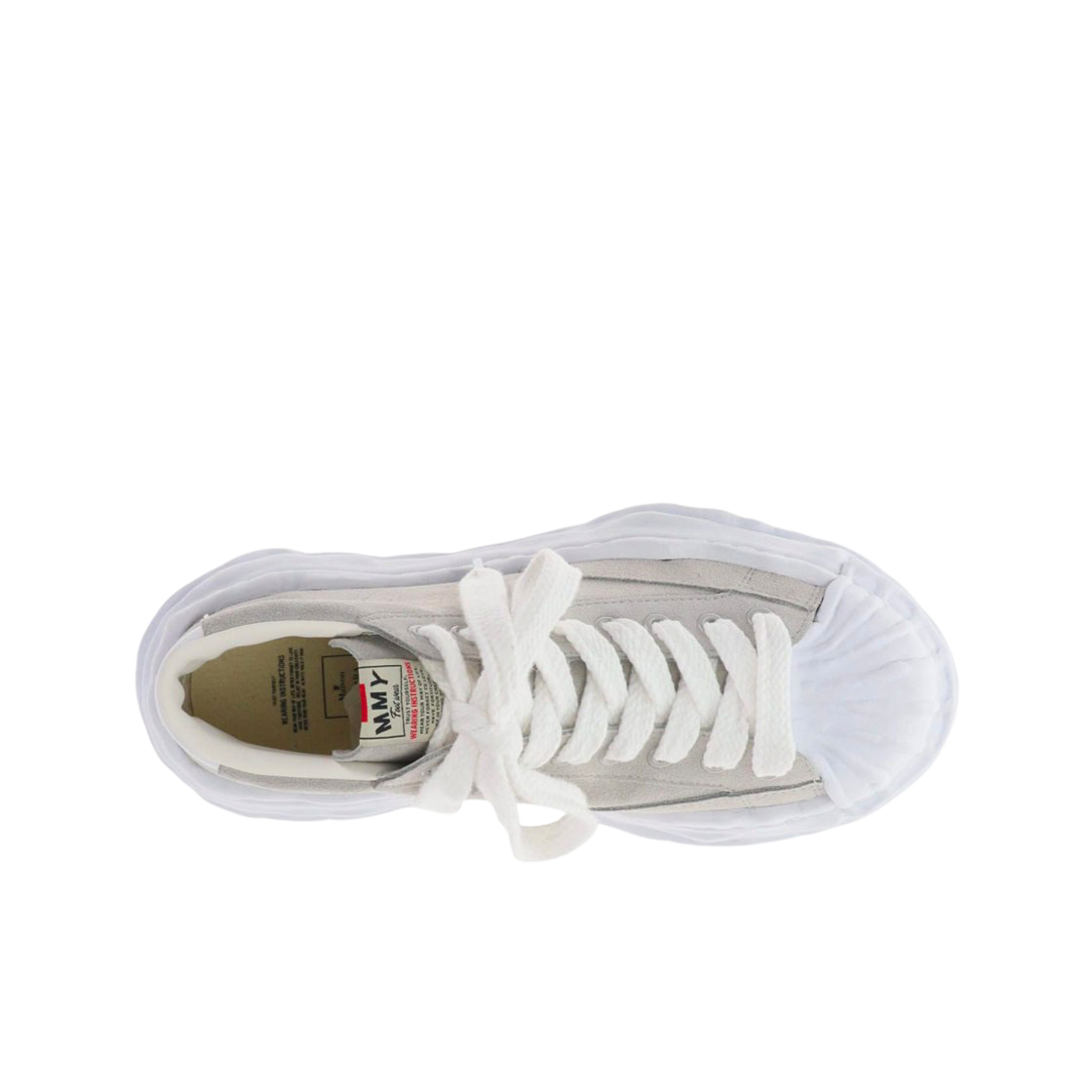 메종 미하라 야스히로 블레이키 OG 솔 캔버스 하이탑 스니커즈 화이트(Maison Mihara Yasuhiro Blakey OG Sole Canvas High-top Sneakers White) - 2