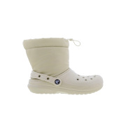 (Kids) Crocs Classic Lined Neo Puff Boot Bone