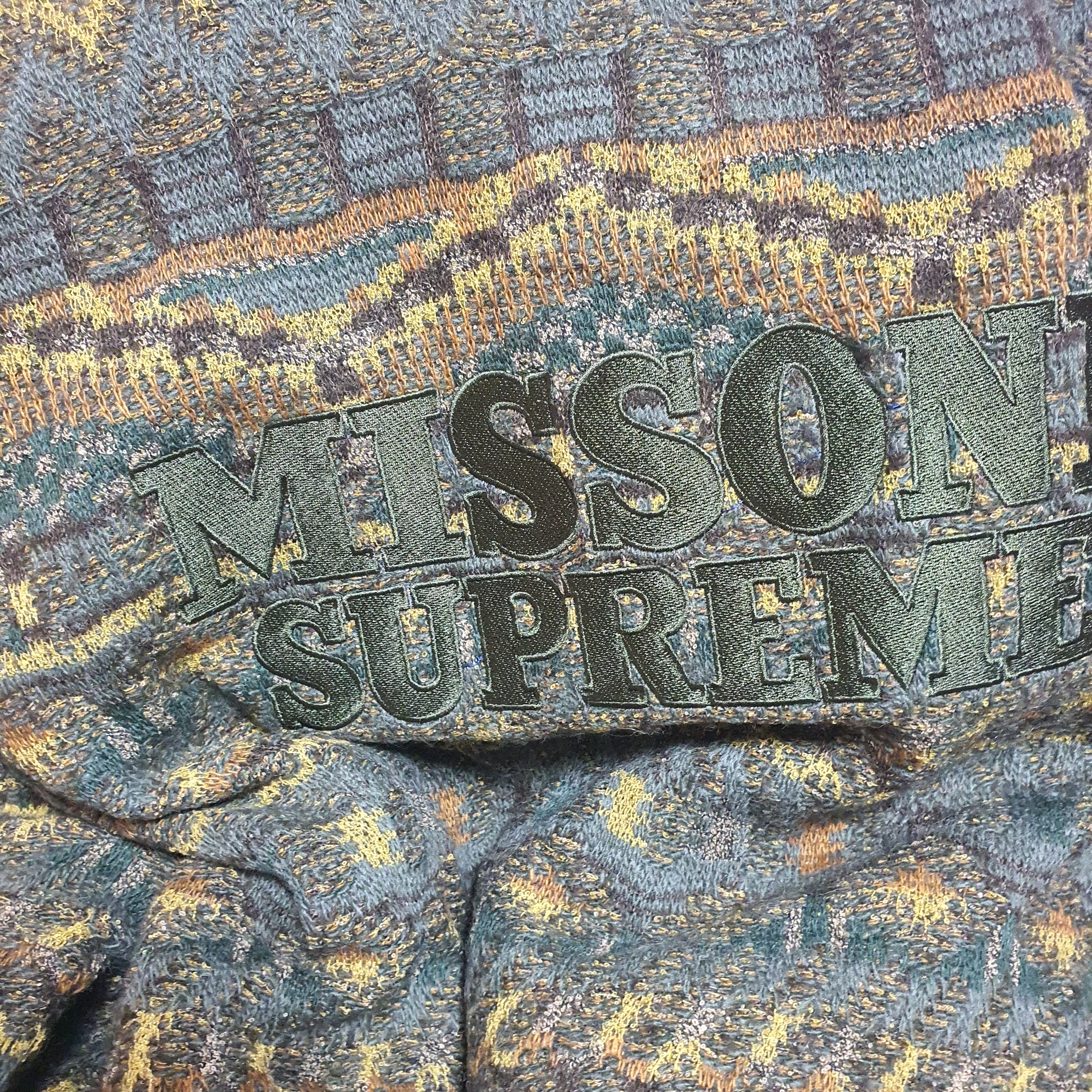Supreme x Missoni Reversible Knit Jacket Olive - 21FW 착용 스타일