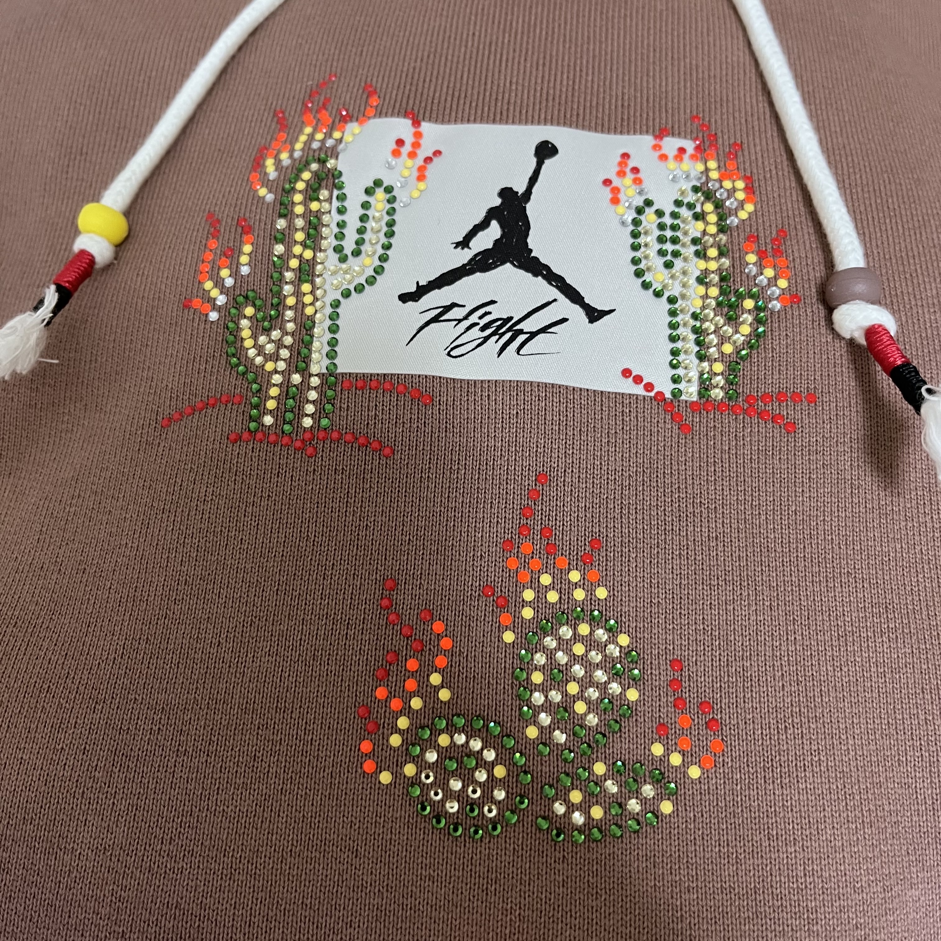 Jordan x Travis Scott Hoodie Antique Brown - US/EU 착용 스타일