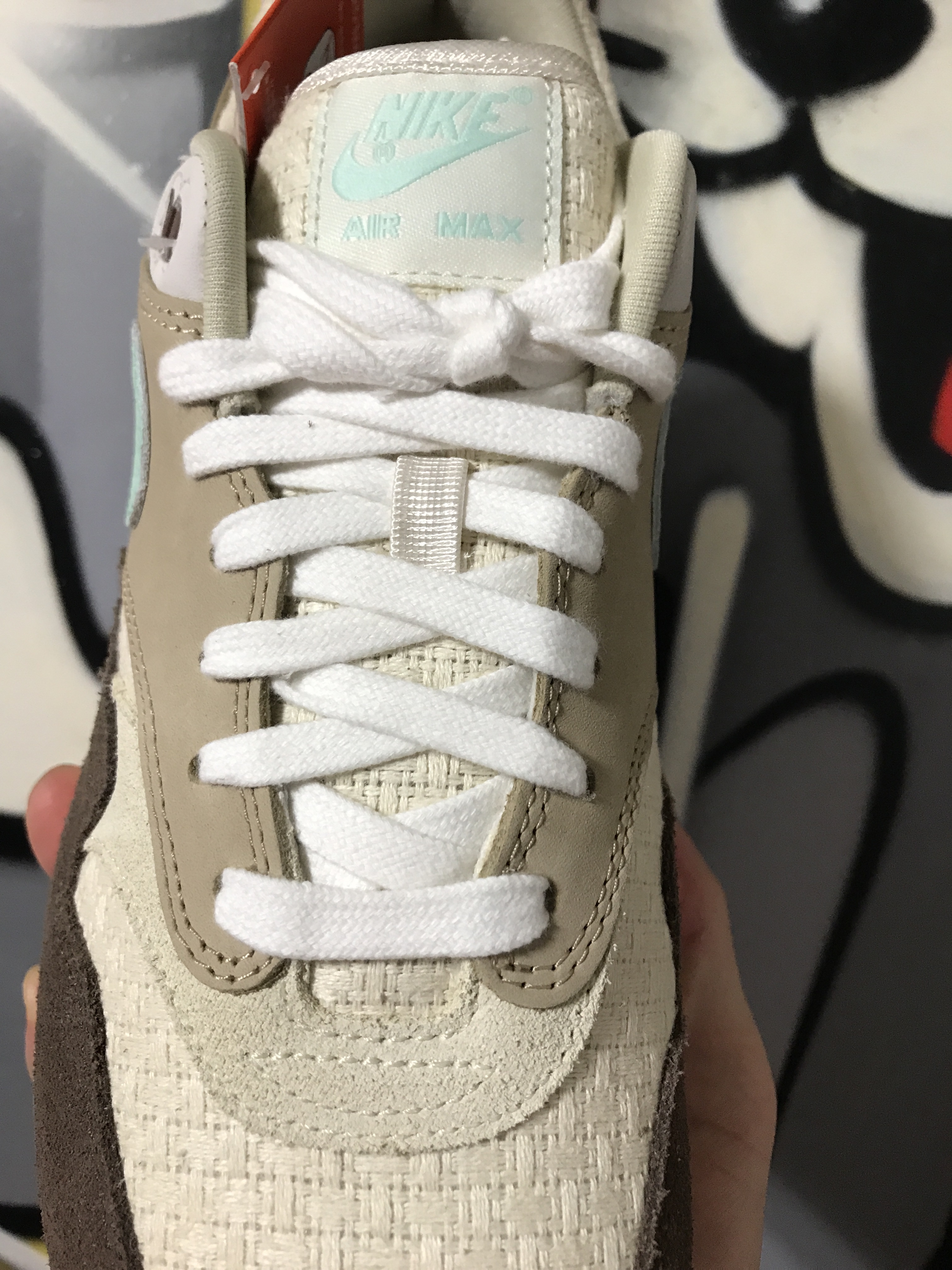 Nike Air Max 1 Premium Crepe Hemp 착용 스타일 - 2