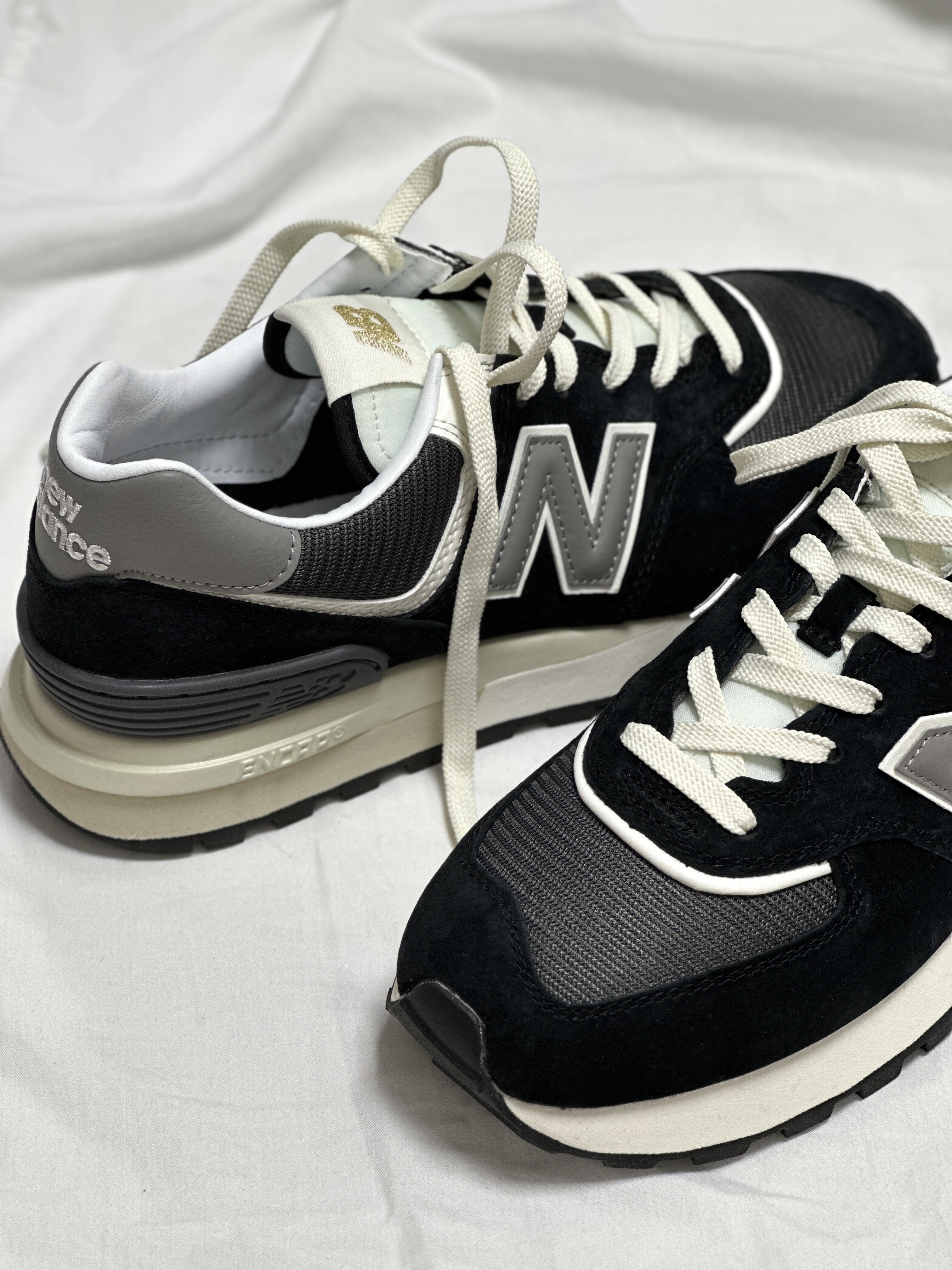 New Balance 574 Legacy Black 착용 스타일