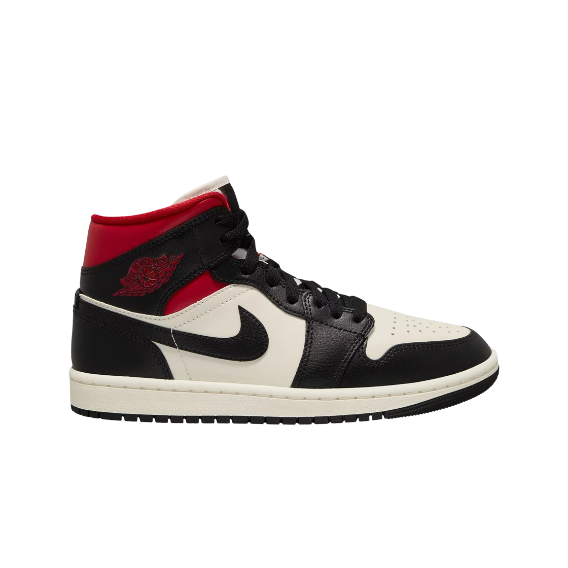(W) 조던 1 미드 블랙 짐레드((W) Jordan 1 Mid Black Gym Red)