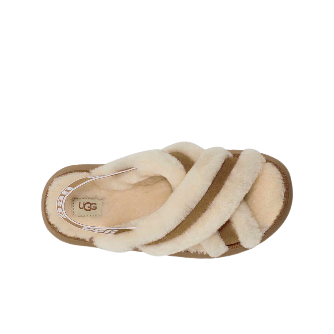(W) 어그 디스코 크로스 슬라이드 체스트넛((W) UGG Disco Cross Slide Chestnut) - 2