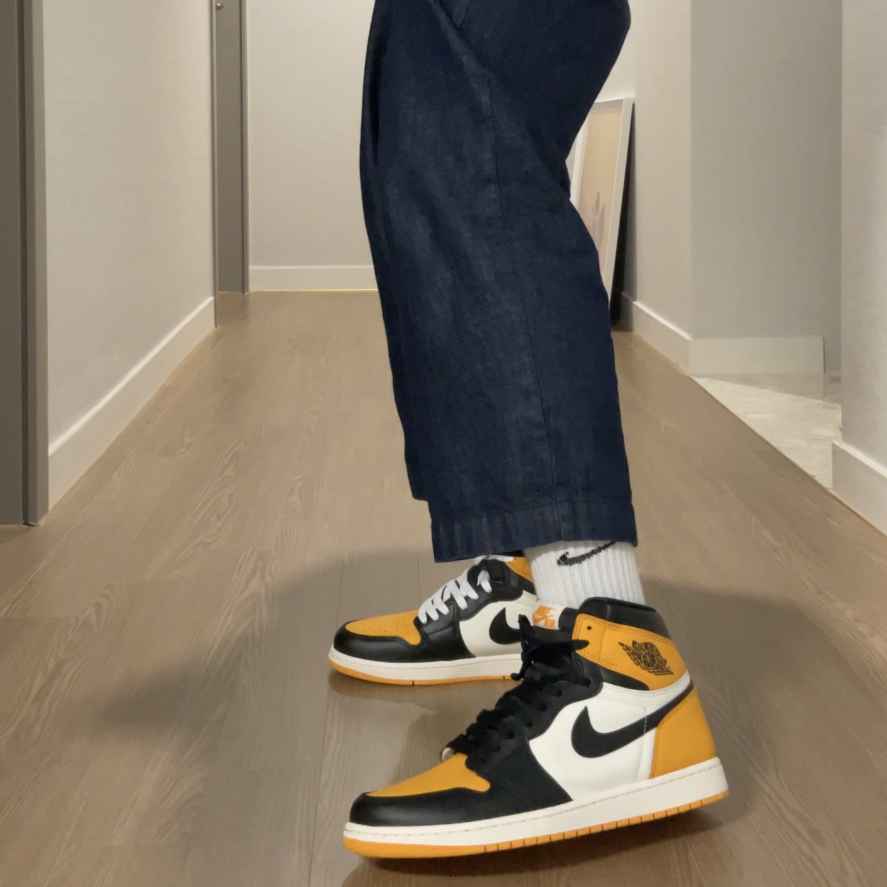 Jordan 1 Retro High OG Taxi 착용 스타일 - 2