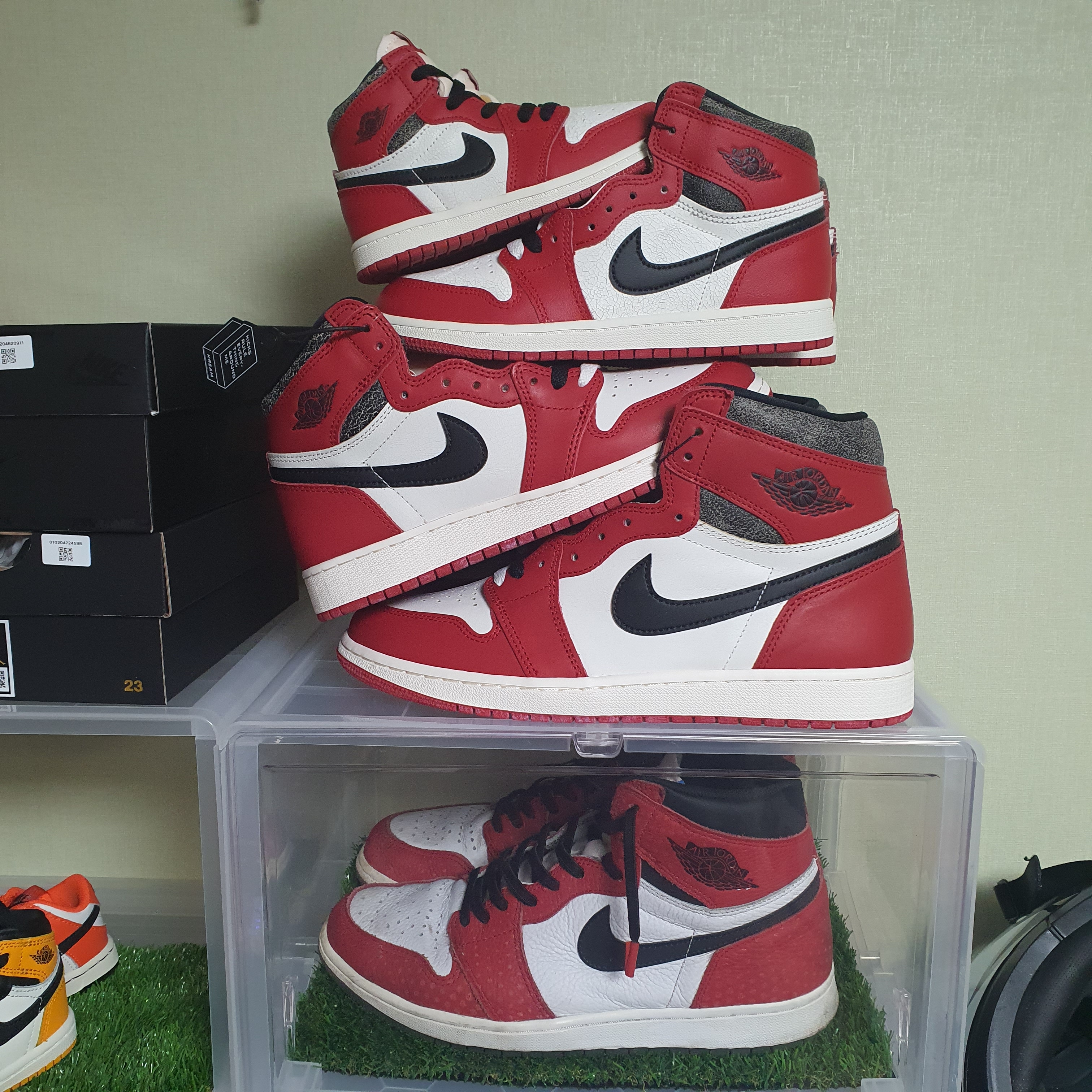 Jordan 1 Retro High OG Chicago 2022, (GS) Jordan 1 Retro High OG Chicago 2022 착용 스타일