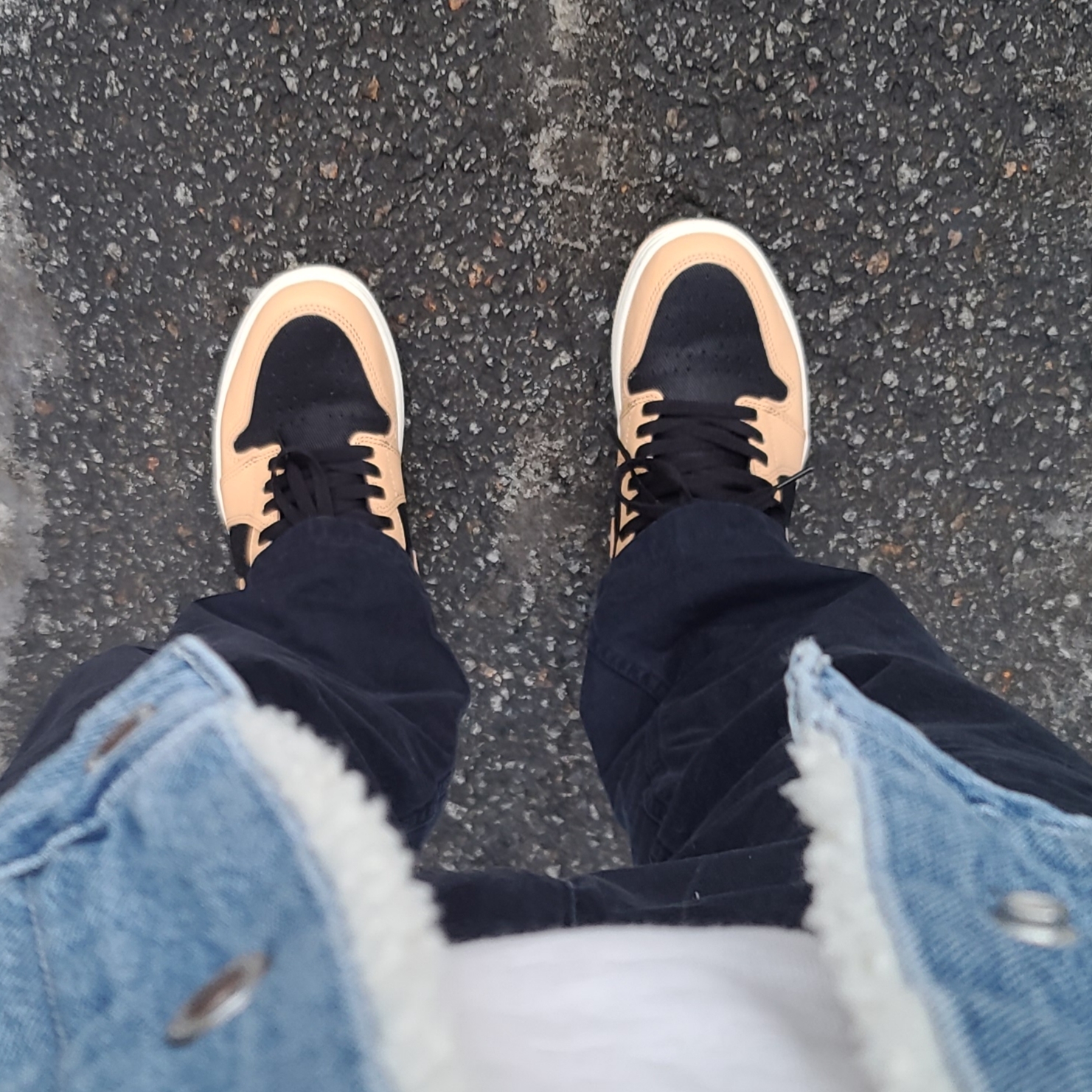 Jordan 1 Retro High OG Vachetta Tan 착용 스타일 - 4