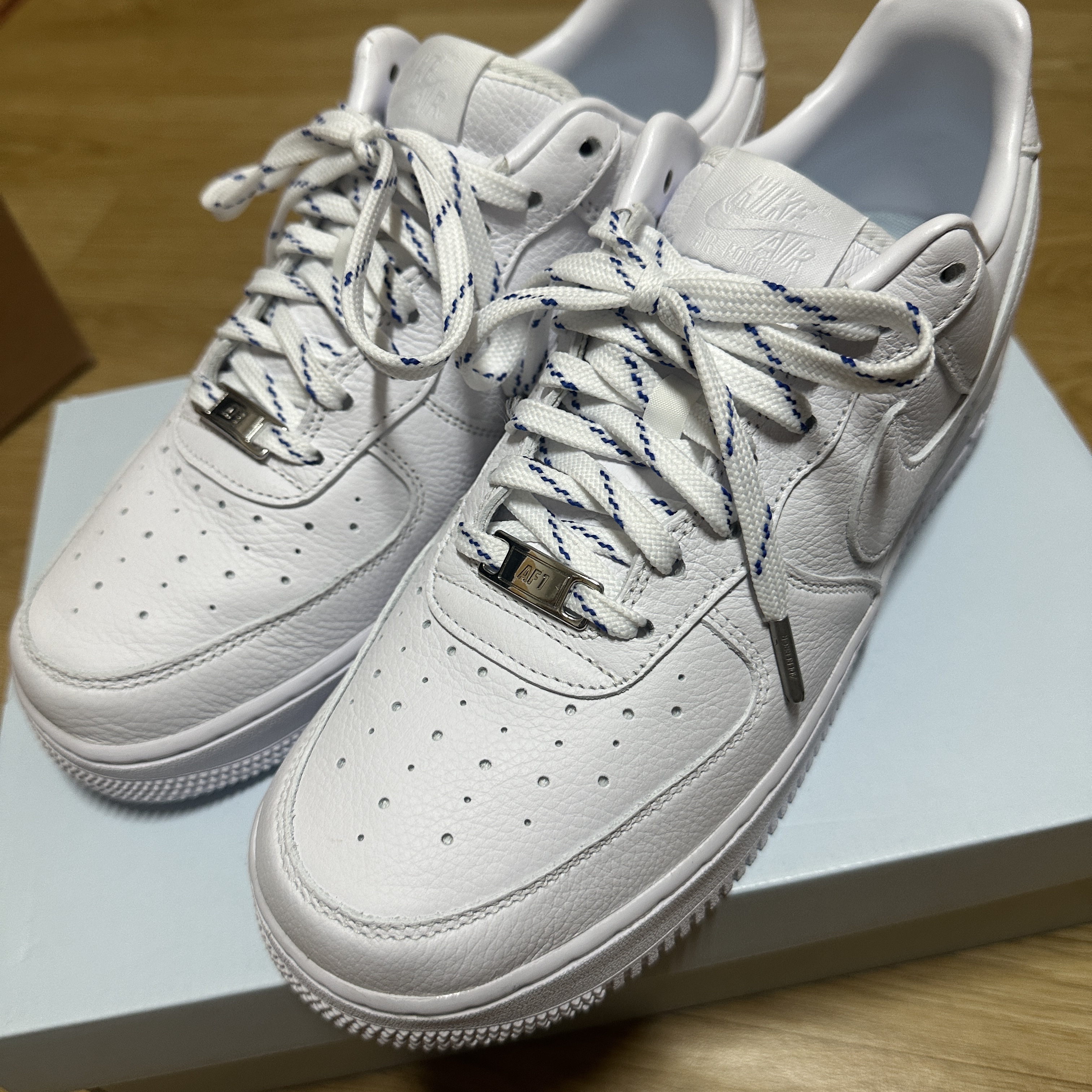 Nike x Drake Nocta Air Force 1 Low SP Certified Lover Boy White 착용 스타일