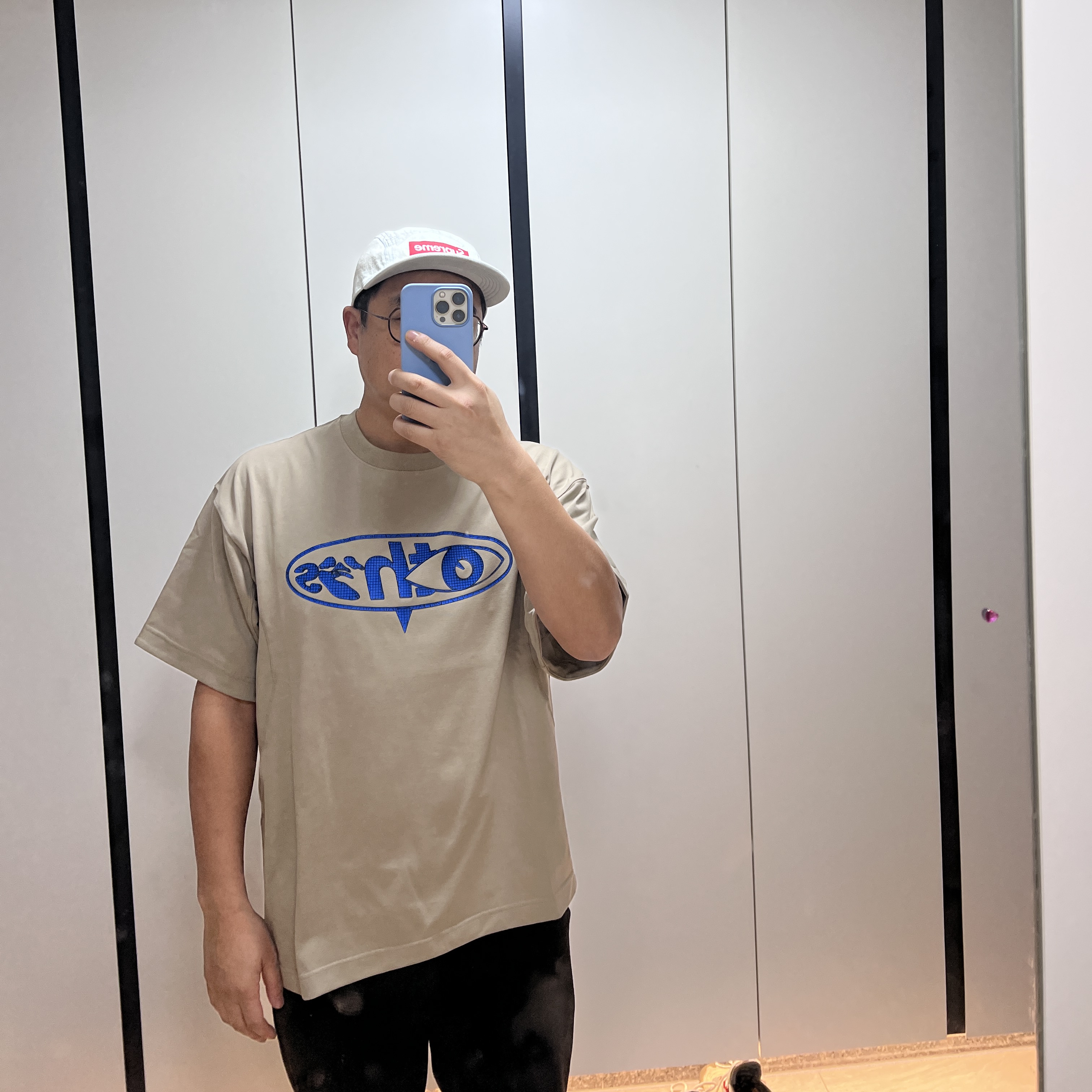 Nike x Off-White NRG T-Shirt Khaki - Asia 착용 스타일