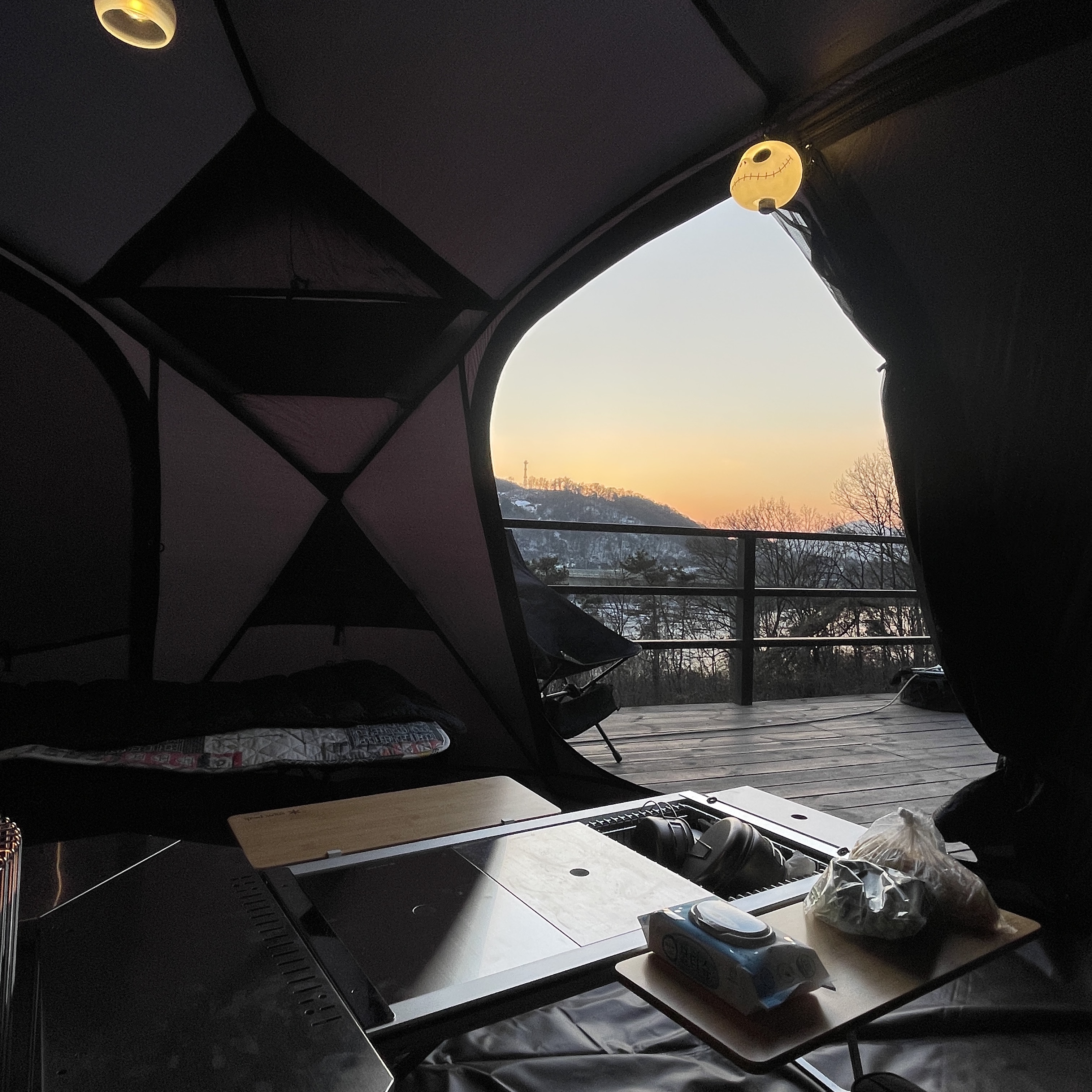Helinox Nona Dome 4.0 Black 착용 스타일 - 2