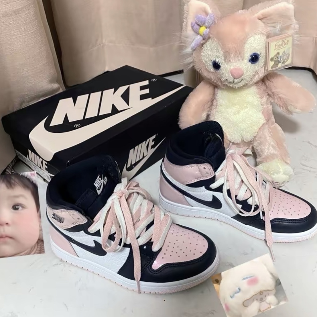 (W) Jordan 1 Retro High OG Atmosphere 착용 스타일