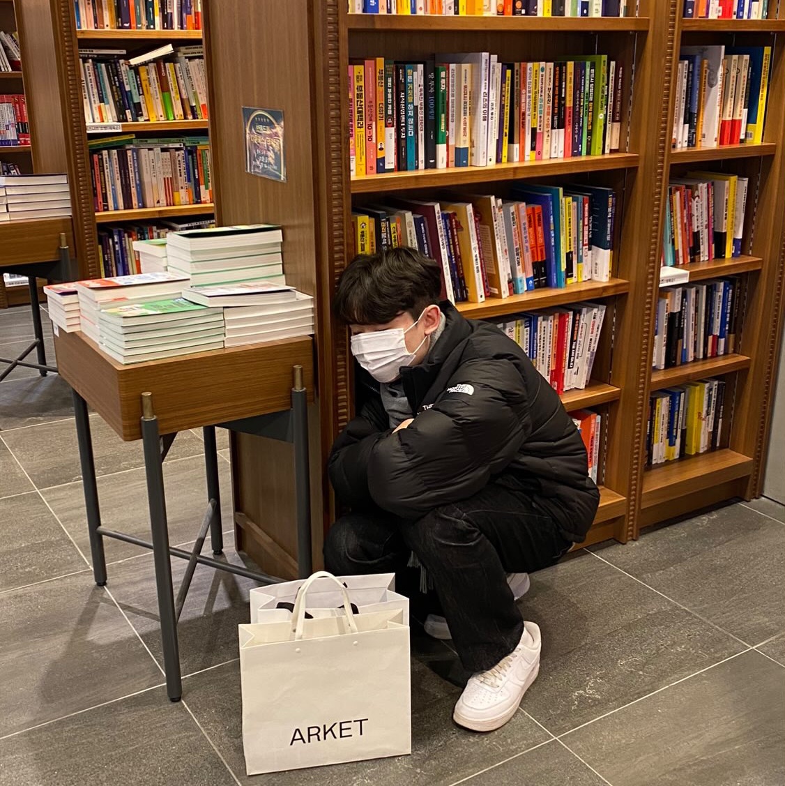 Nike Air Force 1 '07 Low White 착용 스타일 - 1