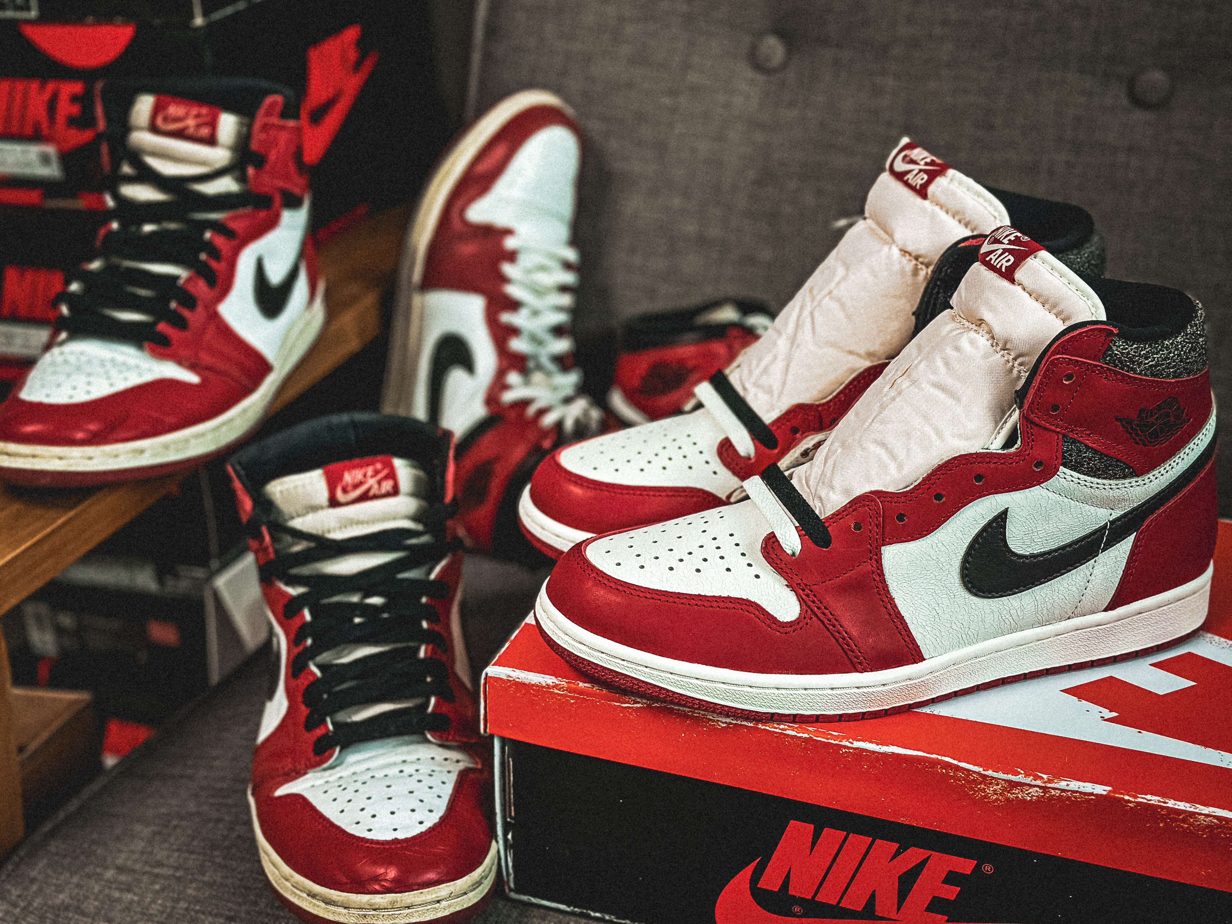 Jordan 1 Retro High OG Chicago 2022, Jordan 1 Retro Chicago 2013 착용 스타일 - 1