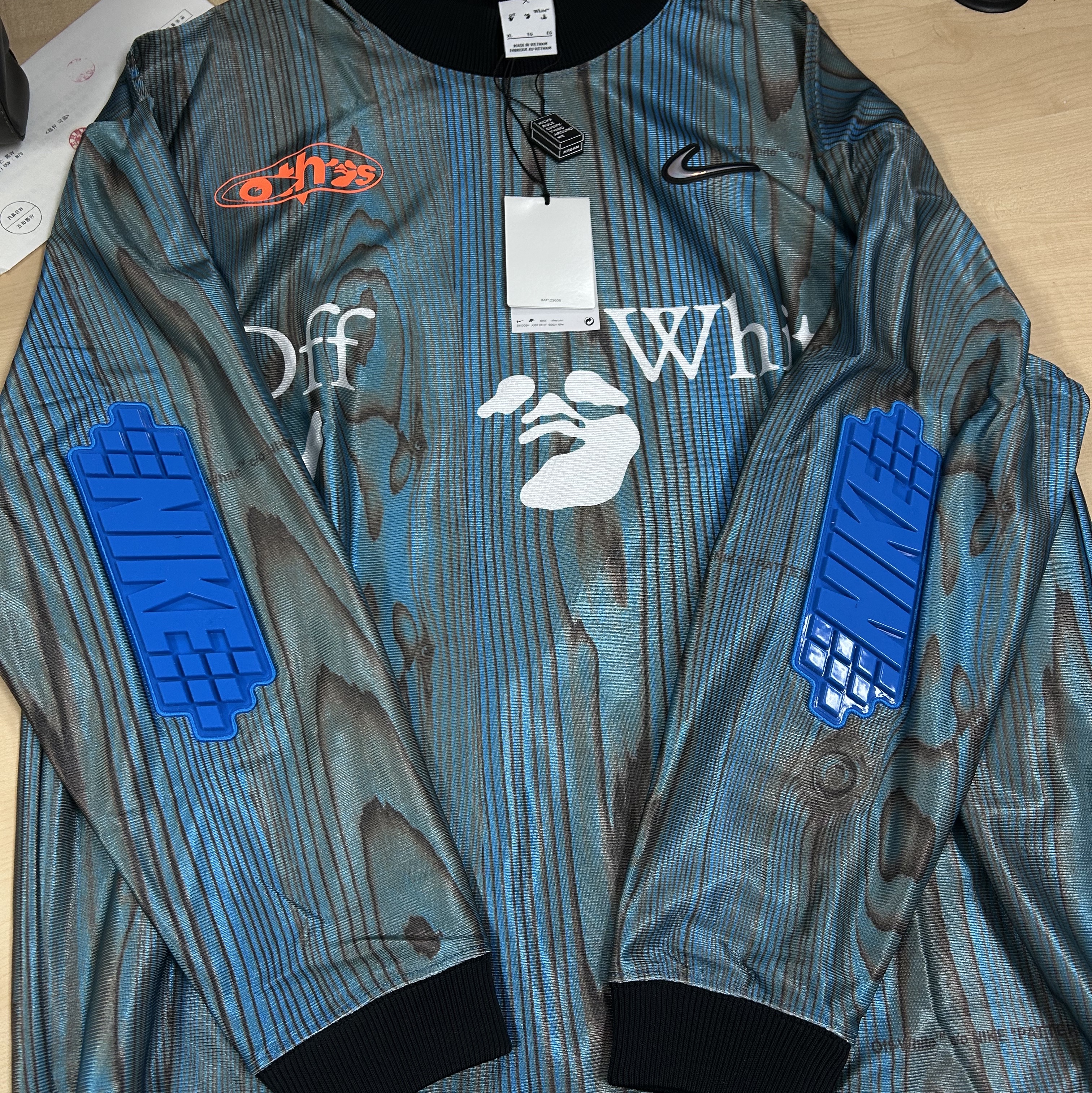 Nike x Off-White NRG Jersey Imperial Blue - Asia 착용 스타일 - 1