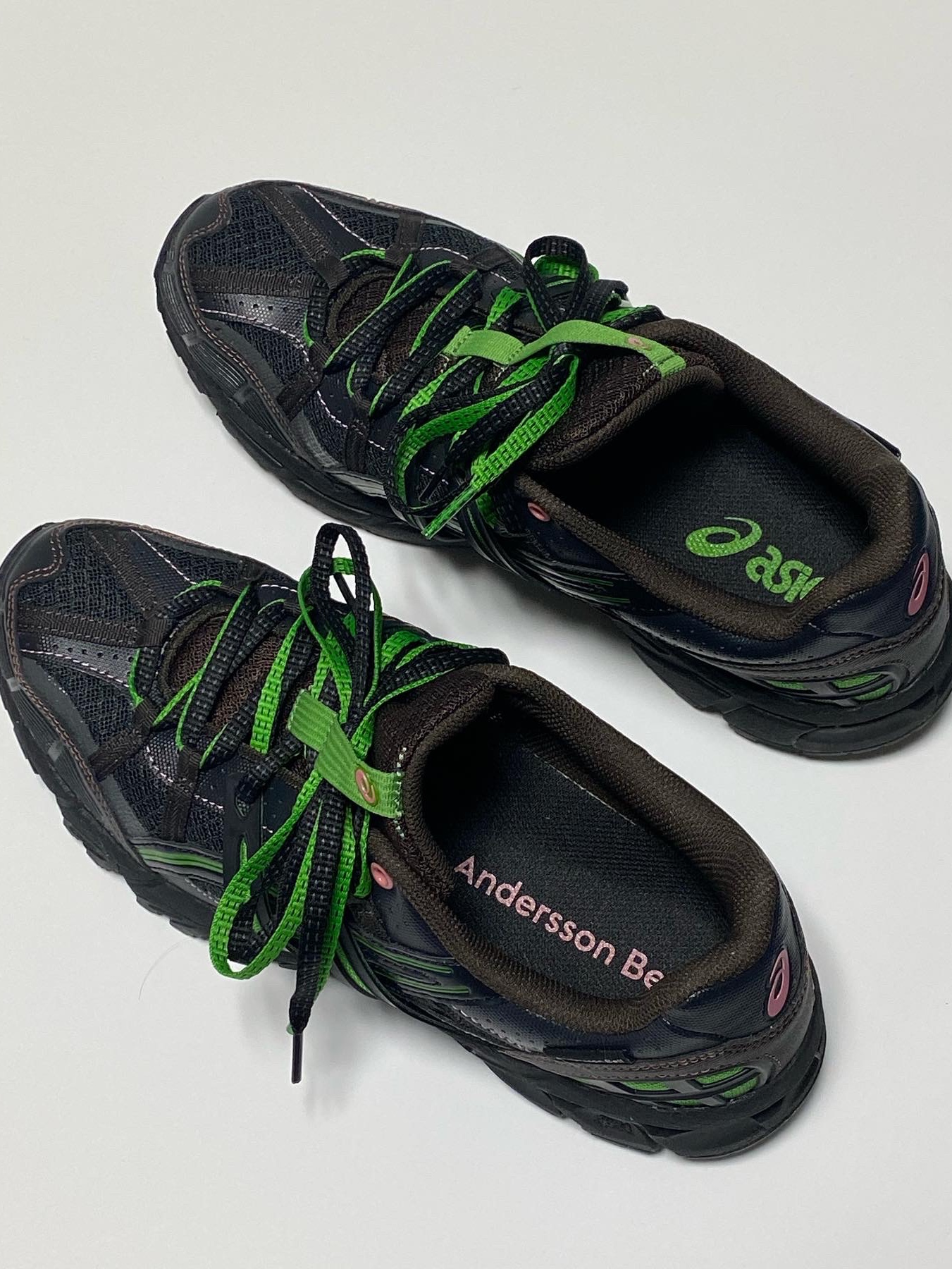 Asics x Andersson Bell Gel-Sonoma 15-50 Black Green 착용 스타일 - 4