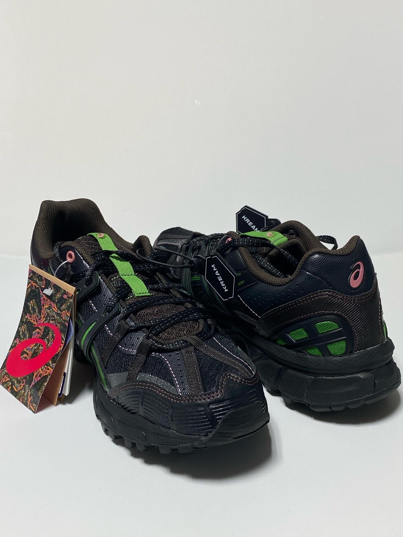 Asics x Andersson Bell Gel-Sonoma 15-50 Black Green 착용 스타일 - 3