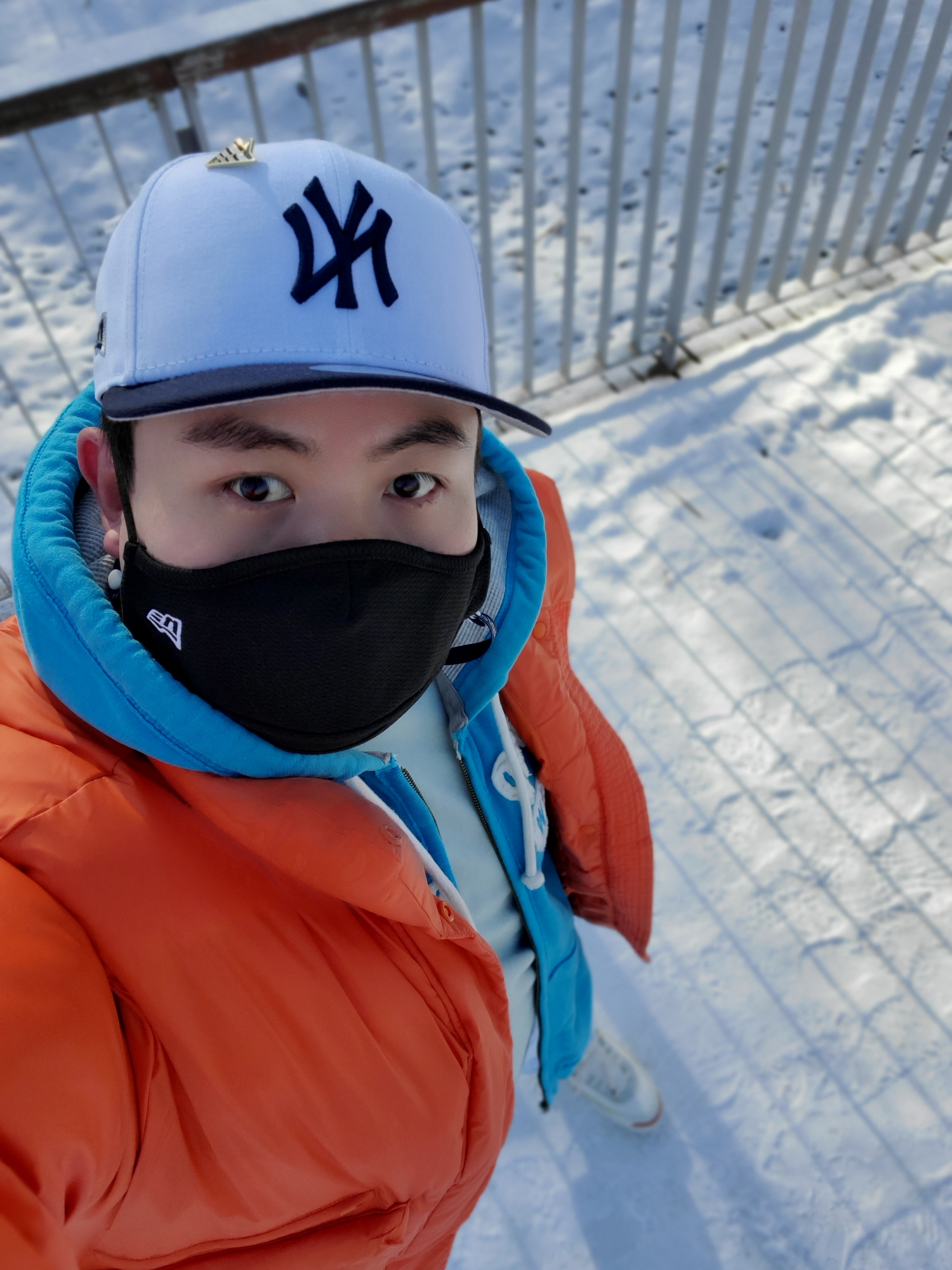 Nike NRG Solo Swoosh Fleece Pants Celestine Blue - US/EU, Jordan 2 x Maison Chateau Rouge Retro SP Orange and Sail 착용 스타일 - 3