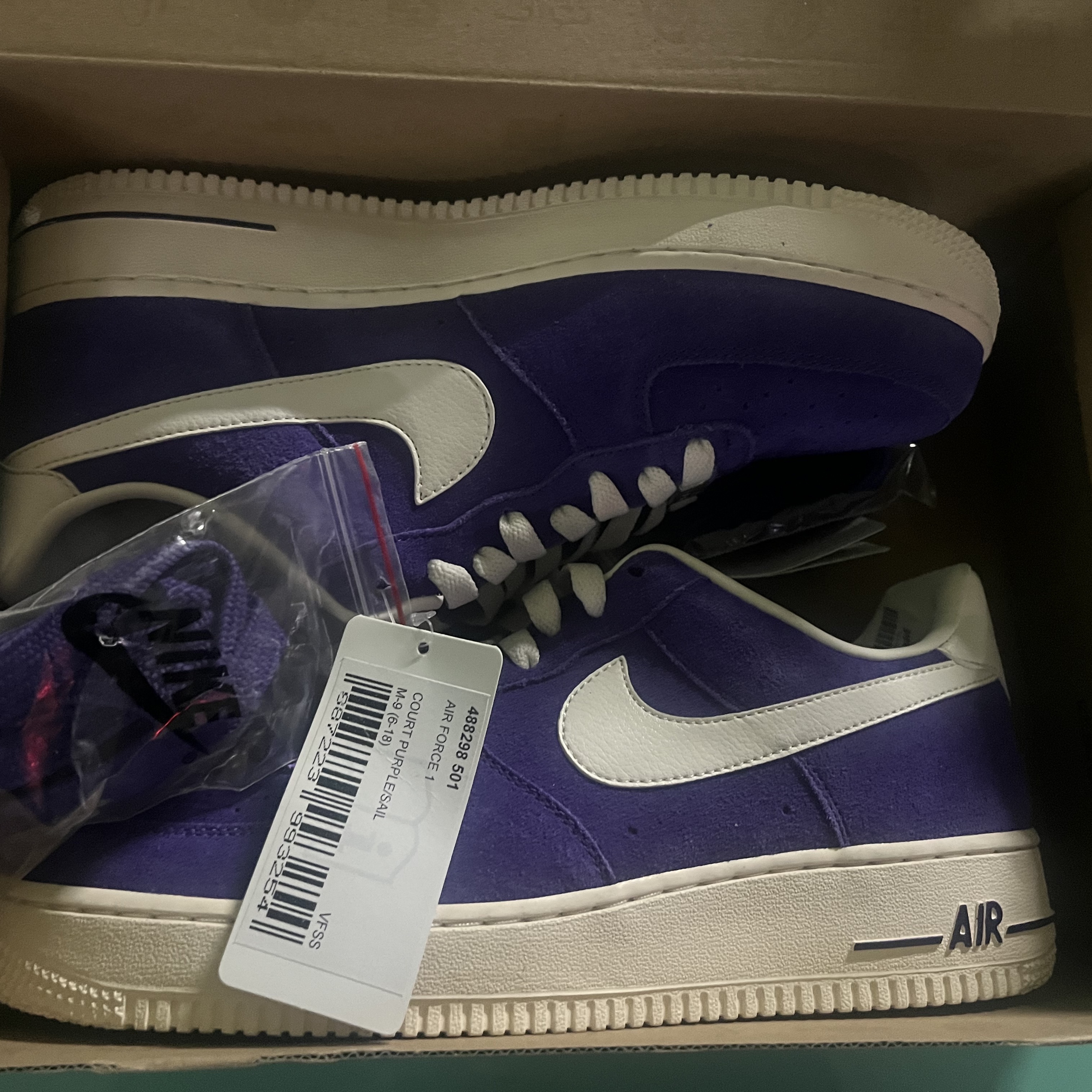 Nike Air Force 1 Blazer Pack Varsity Purple 착용 스타일