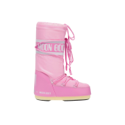 (W) Moon Boot Icon Nylon Boots Pink