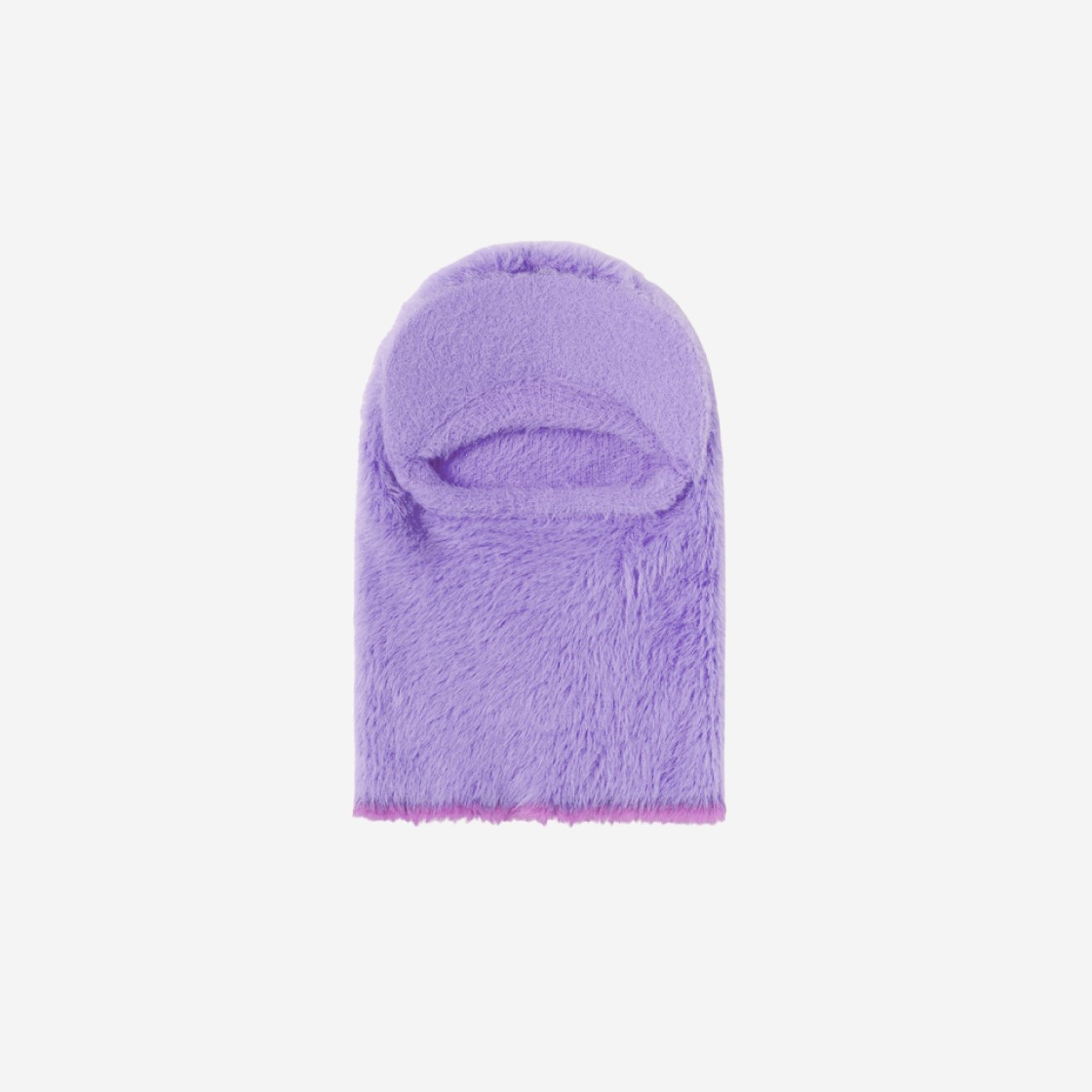 Jacquemus La Cagoule Casquette Fluffy Balaclava Purple 상세 이미지 1