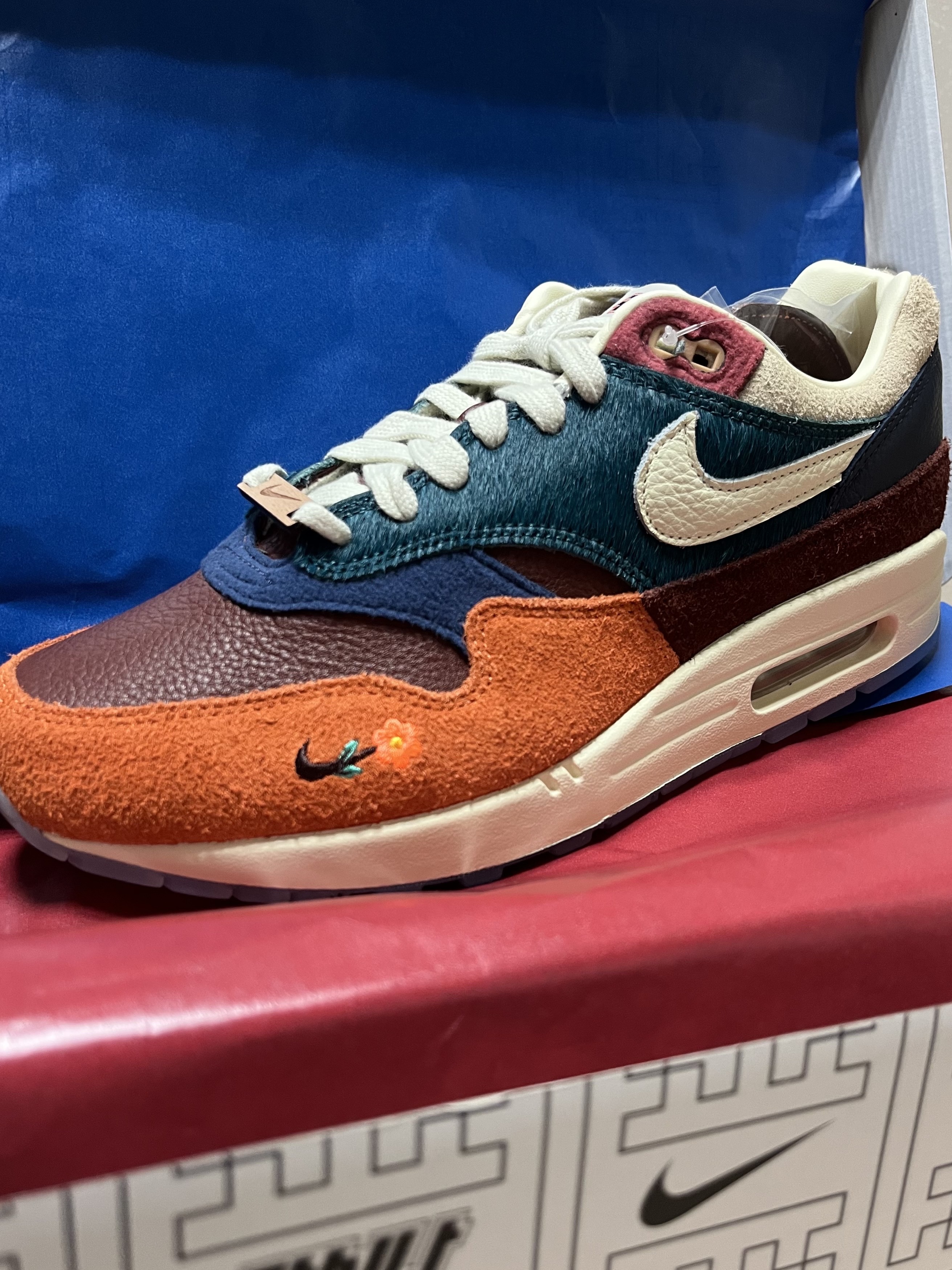 Nike x Kasina Air Max 1 SP Won-Ang Orange 착용 스타일