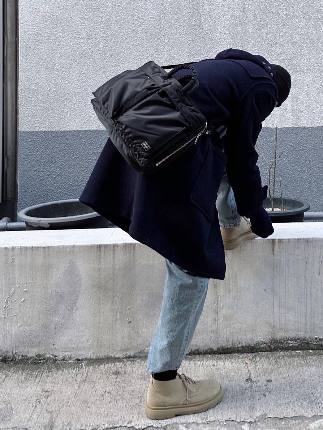 Porter Tanker 2Way Briefcase Black, Porter Tanker 2Way Briefcase Black 착용 스타일 - 2