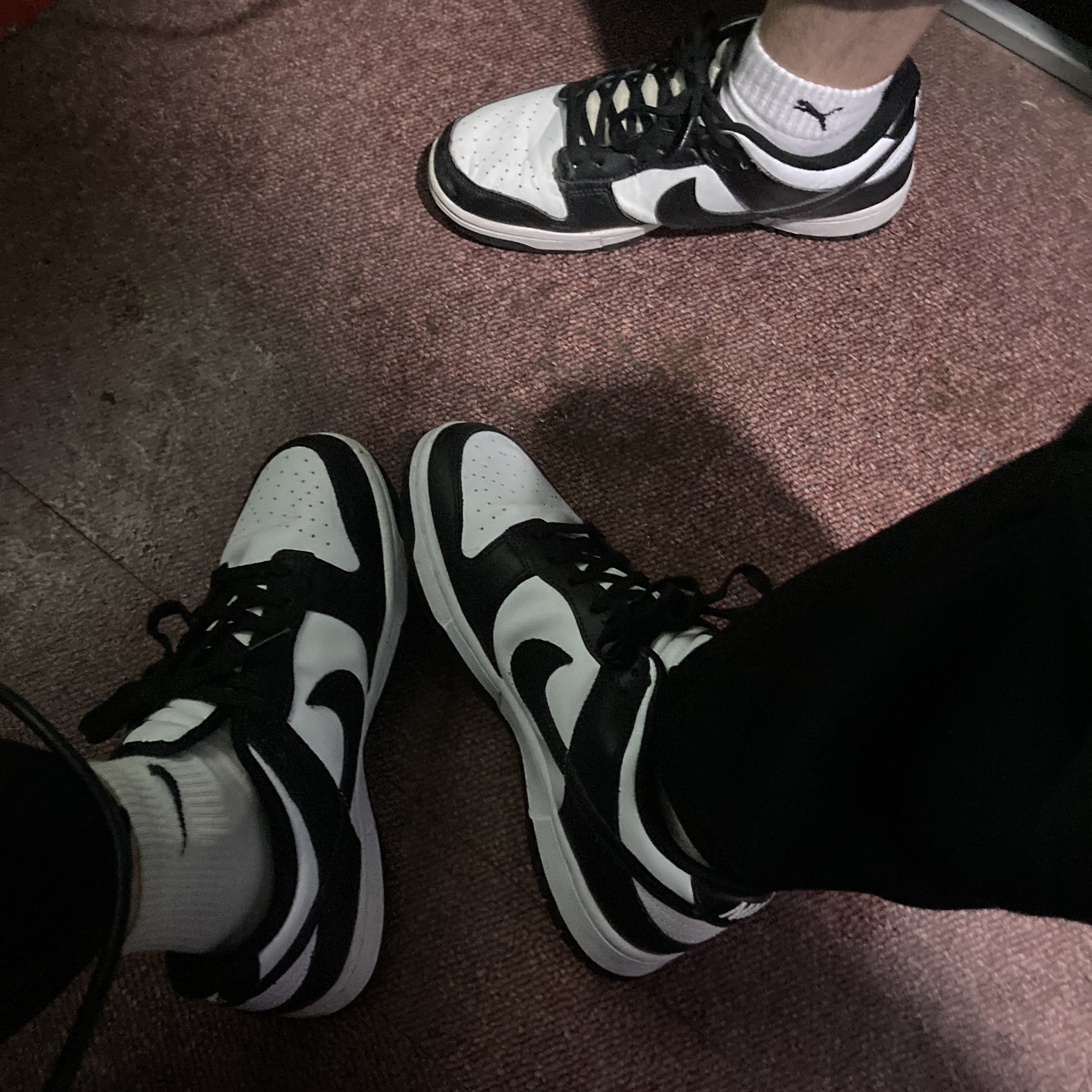 Nike Dunk Low Retro Black 착용 스타일