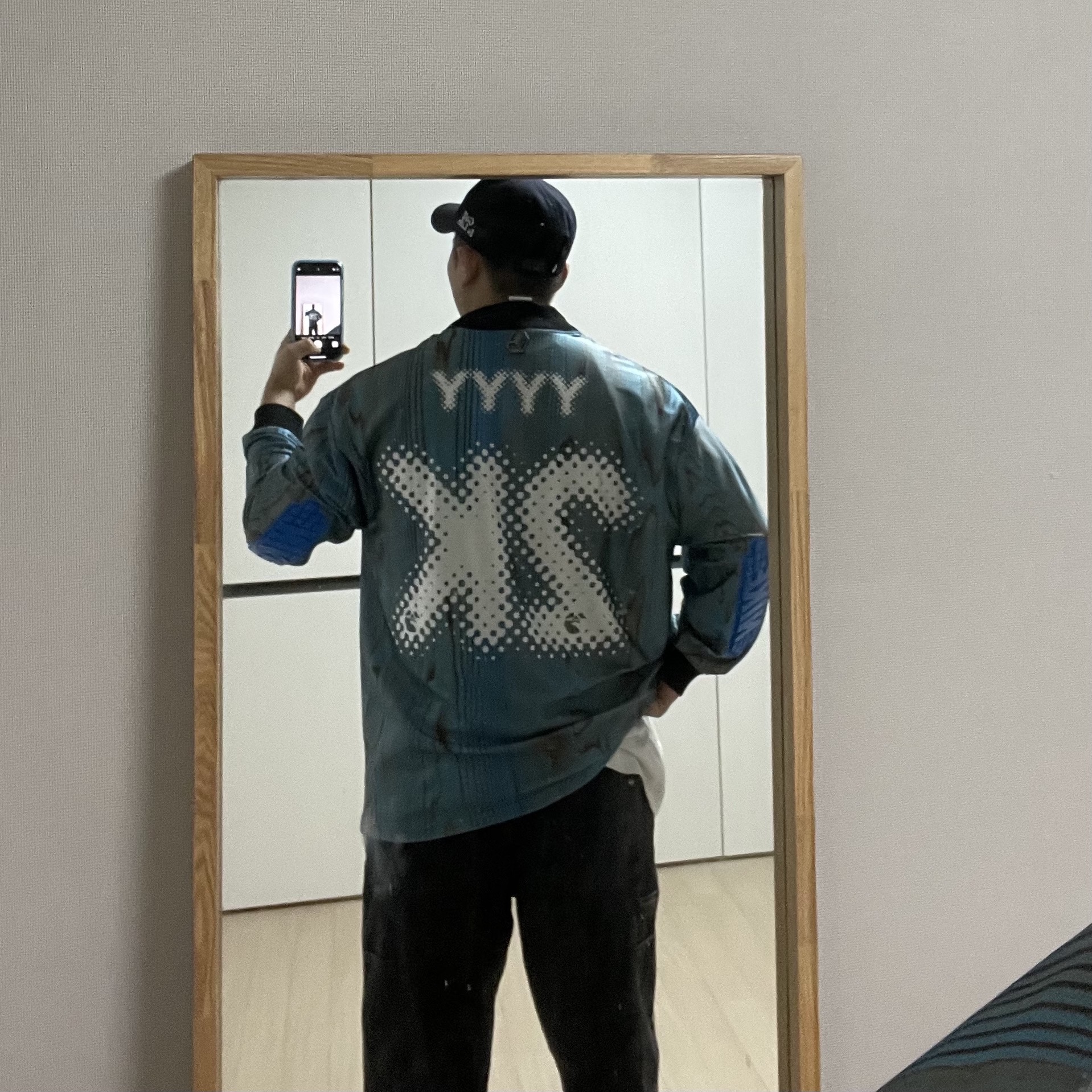 Nike x Off-White NRG Jersey Imperial Blue - Asia 착용 스타일 - 2