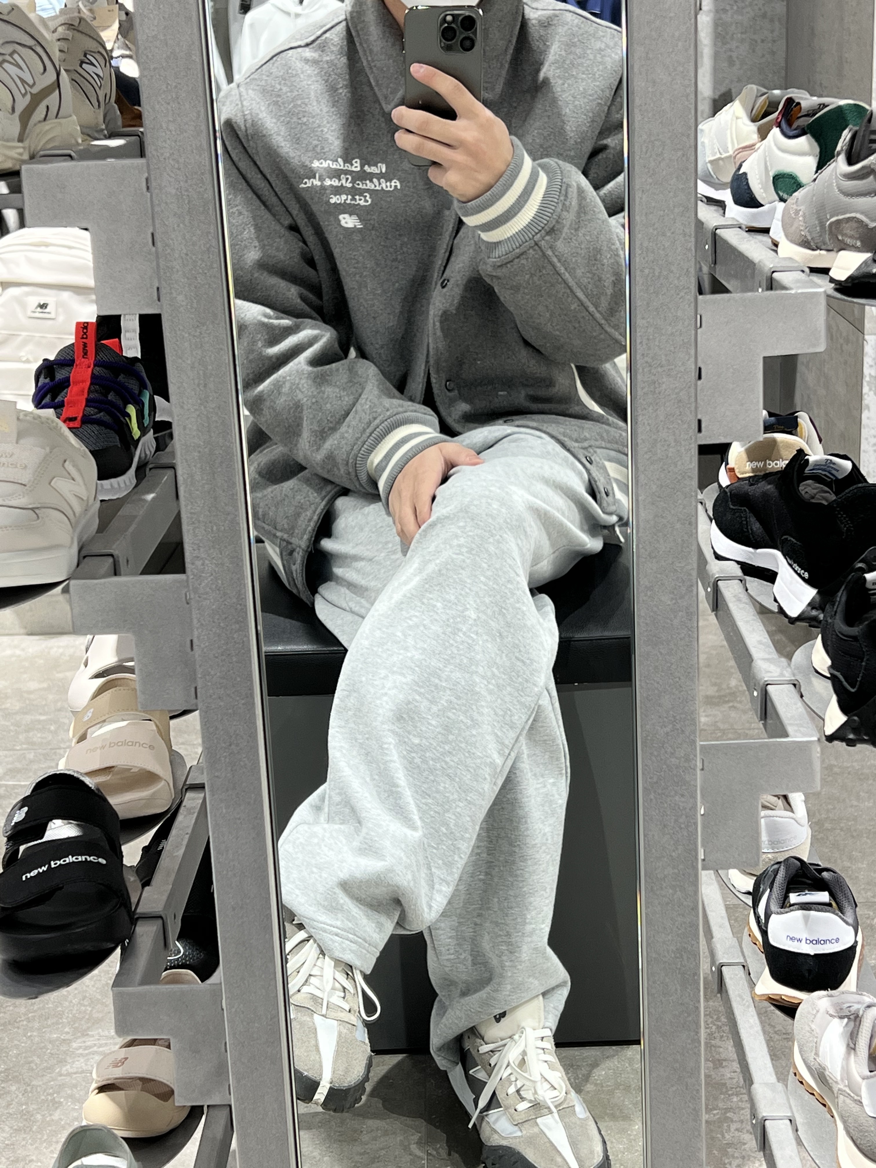 New Balance XC-72 Grey 착용 스타일 - 3