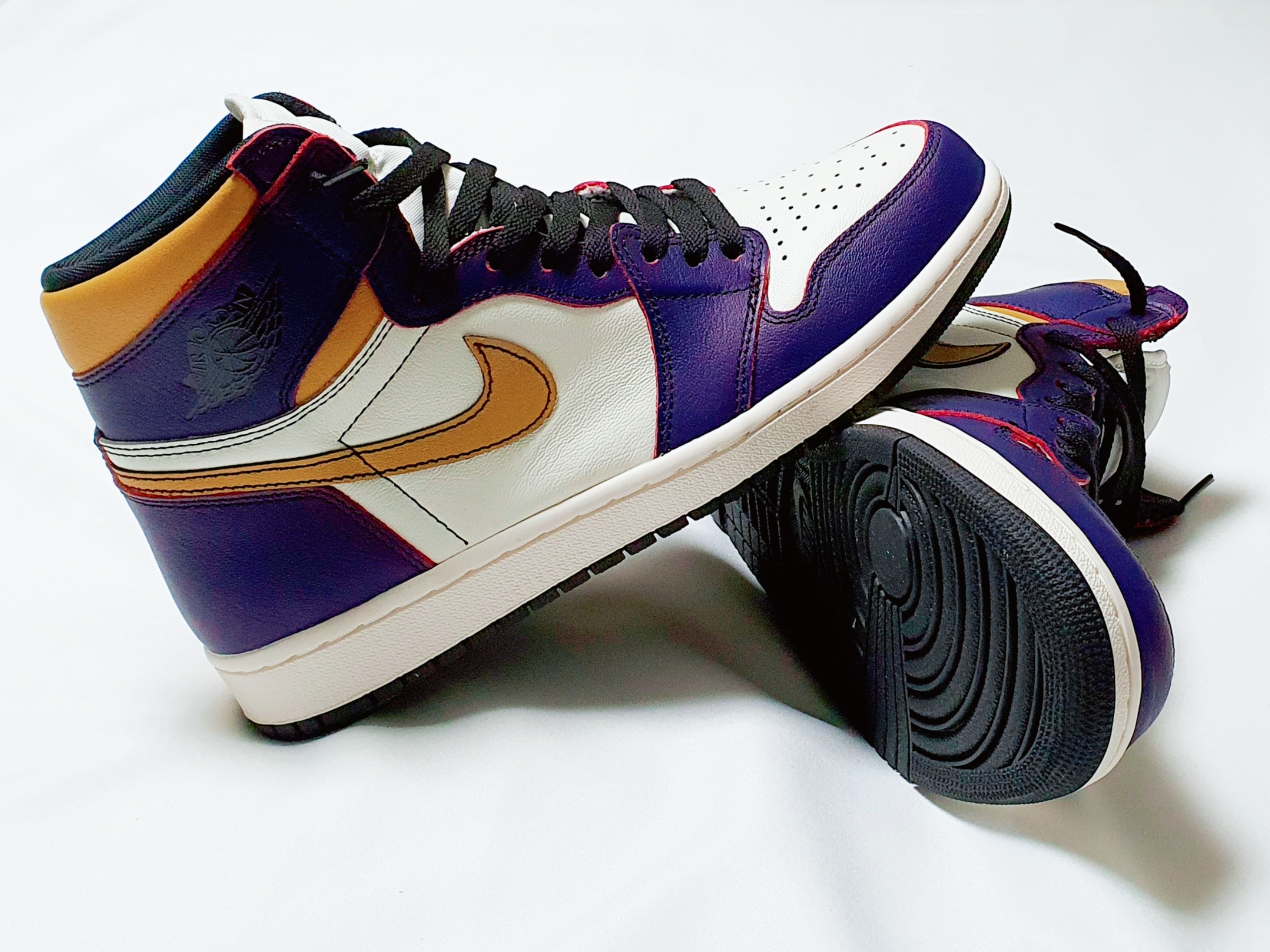Jordan 1 Retro High OG Defiant SB LA to Chicago 착용 스타일 - 1