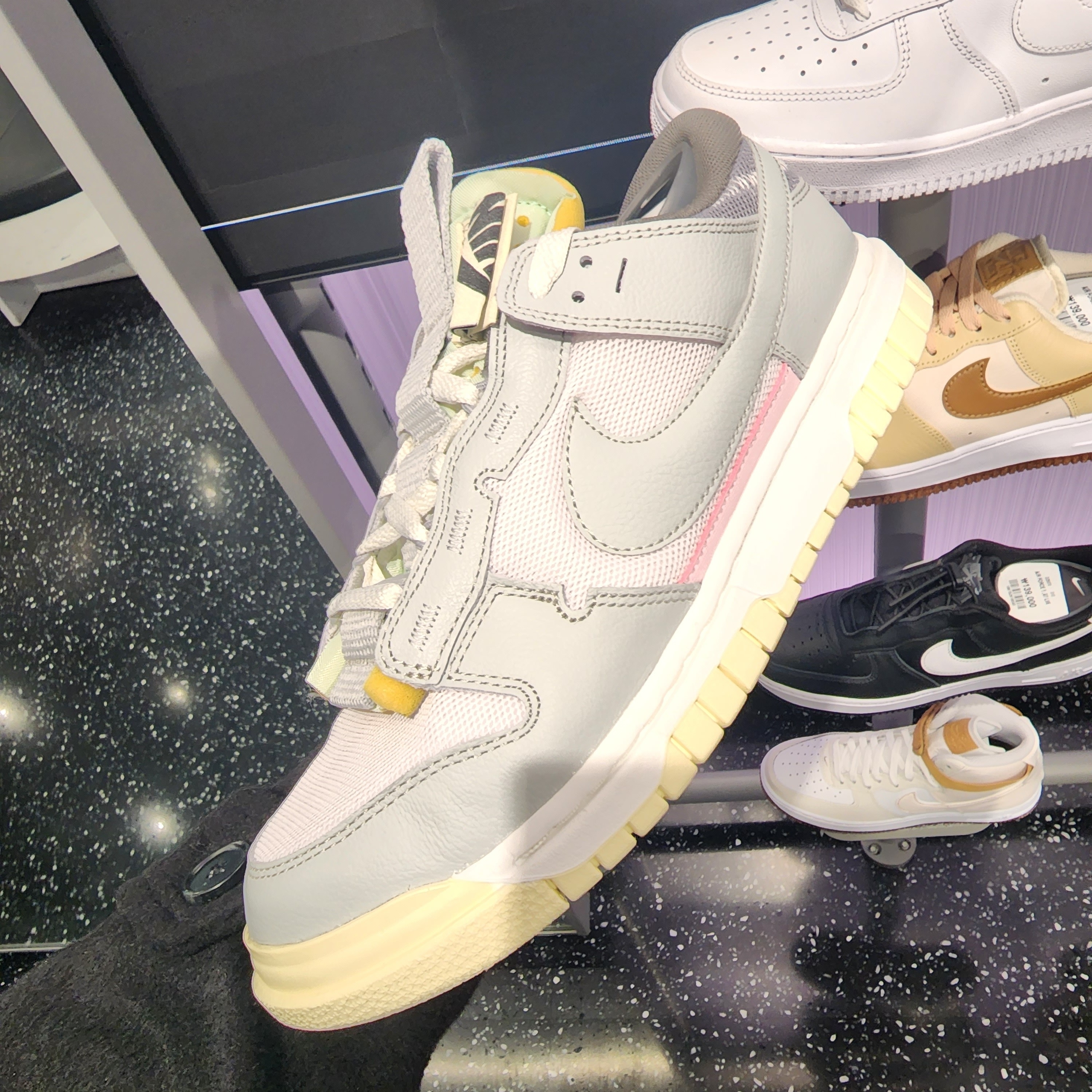 Nike Air Dunk Jumbo Sail Mint Foam 착용 스타일 - 1