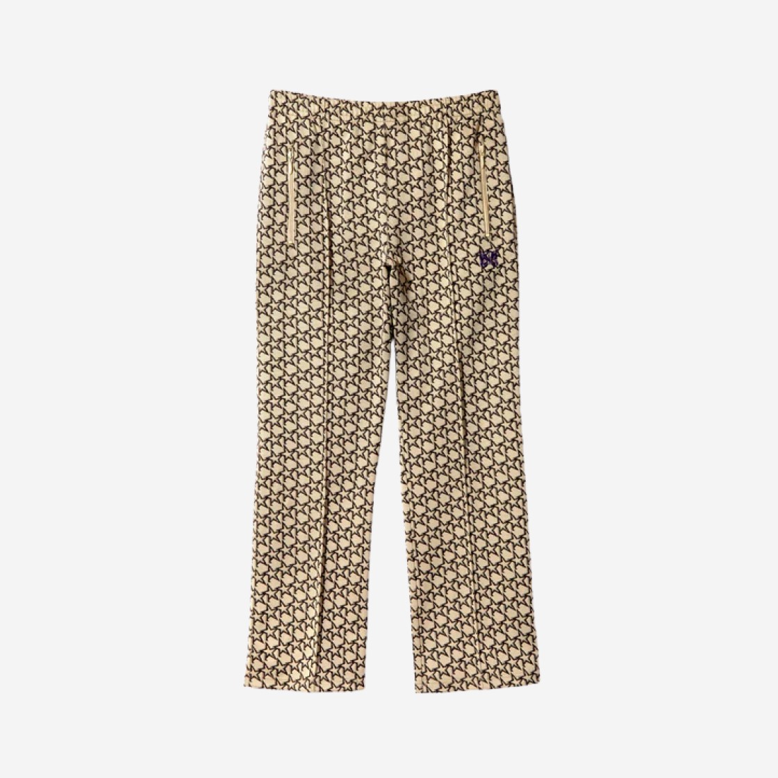 Needles Track Pants Poly JQ Star Beige 상세 이미지 1