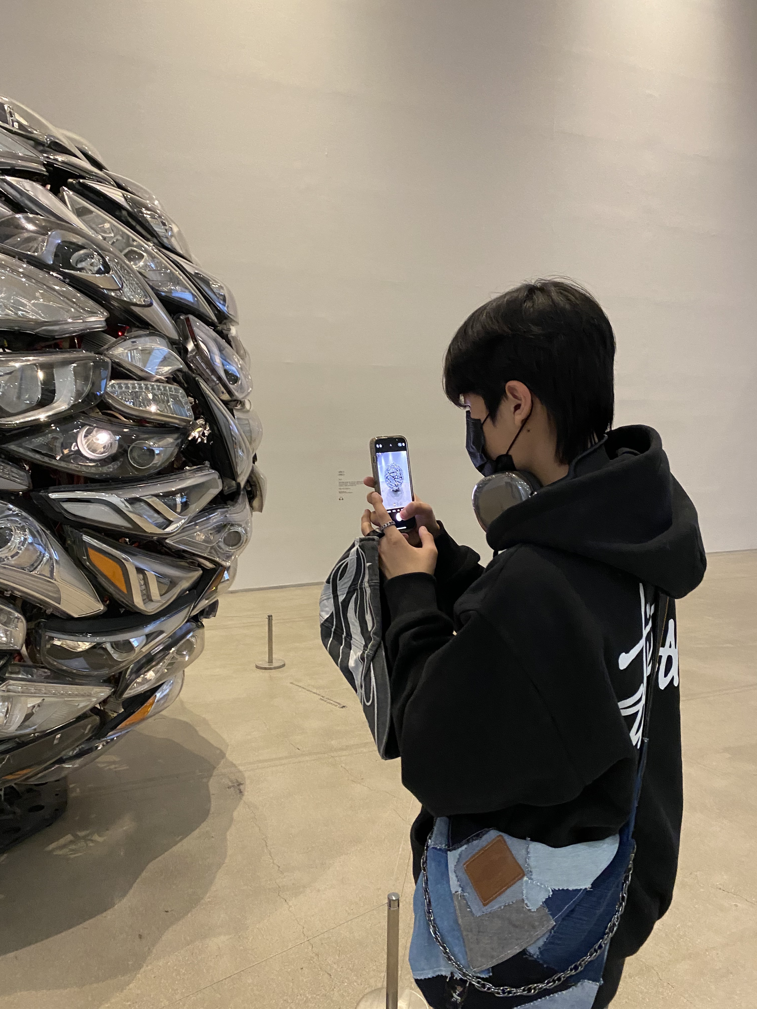 Stussy Basic Stussy Hoodie Black 2022, Apple AirPods Max Lightning Space Gray (Korean Ver.) 착용 스타일