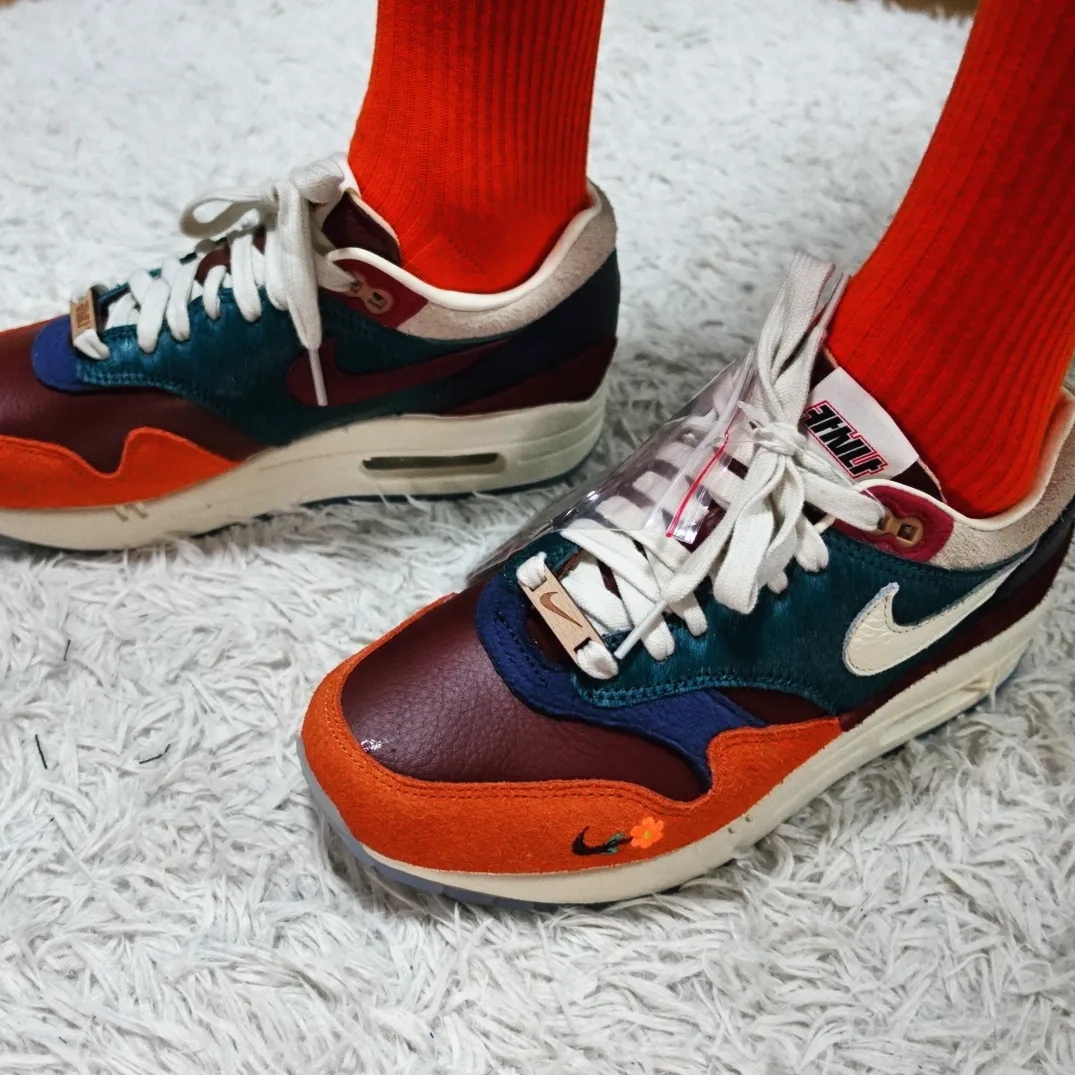 Nike x Kasina Air Max 1 SP Won-Ang Orange 착용 스타일 - 3