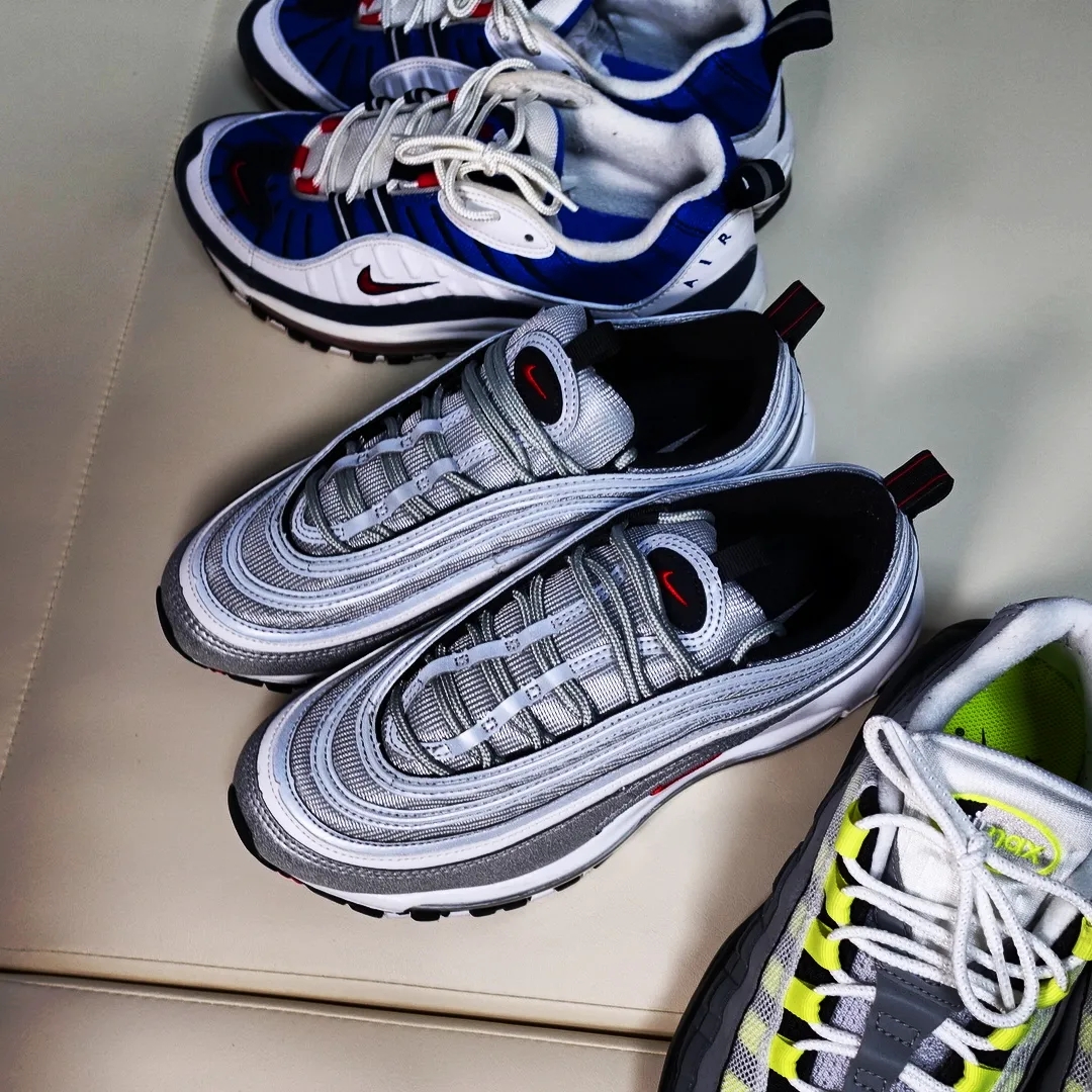Nike Air Max 98 Gundam 2018, Nike x Denham Air Max 95 Volt 착용 스타일 - 4