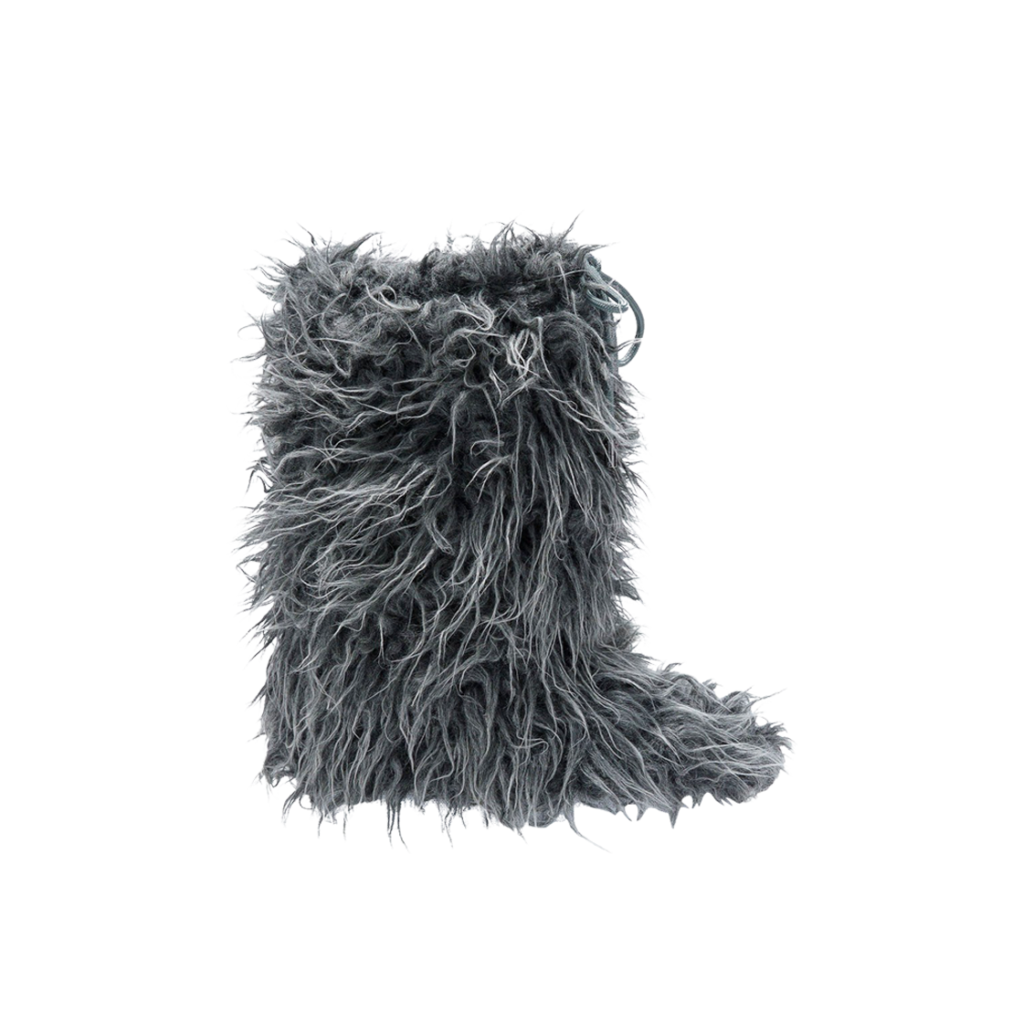 (W) 문부츠 포우 퍼 아이콘 부츠 커버 그레이((W) Moon Boot Faux Fur Icon Boot Covers Grey) - 1