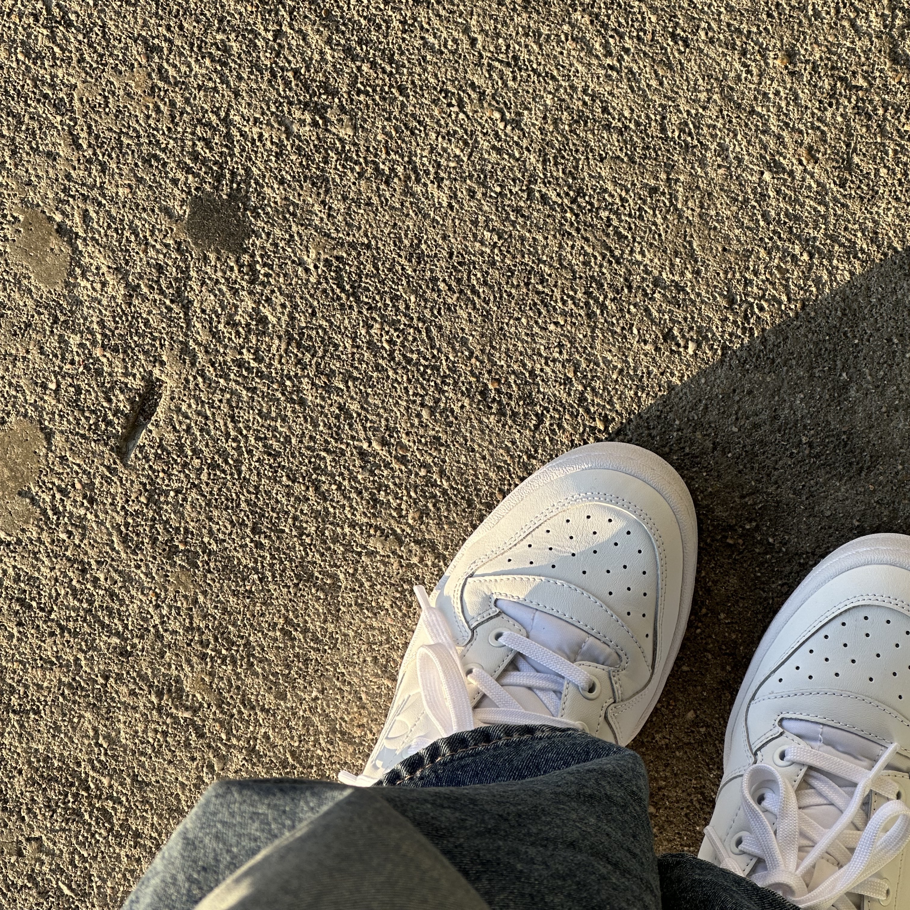 (W) Adidas Forum Bold Cloud White 착용 스타일