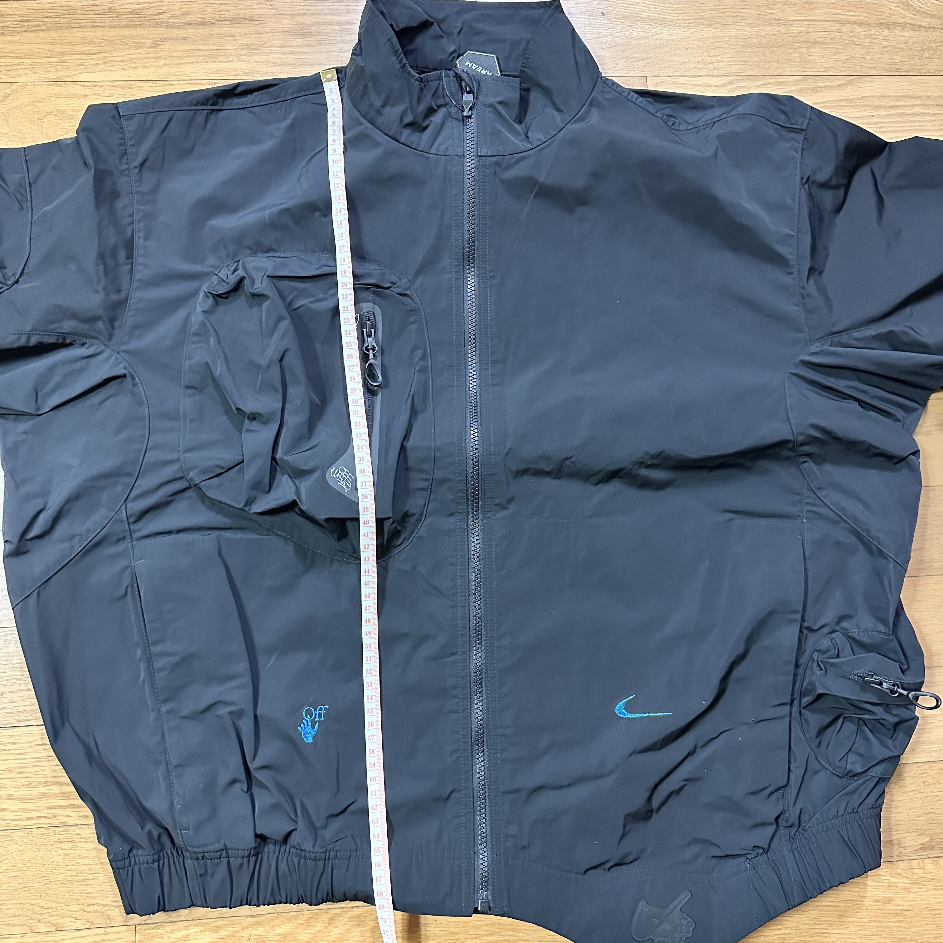 Nike x Off-White NRG Track Suit Black - Asia 착용 스타일 - 3