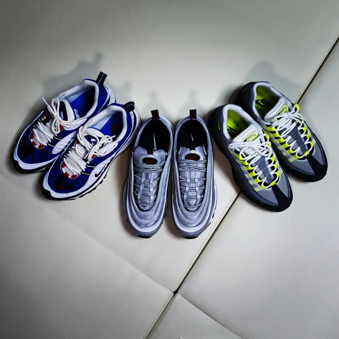 Nike Air Max 98 Gundam 2018, Nike x Denham Air Max 95 Volt 착용 스타일 - 2