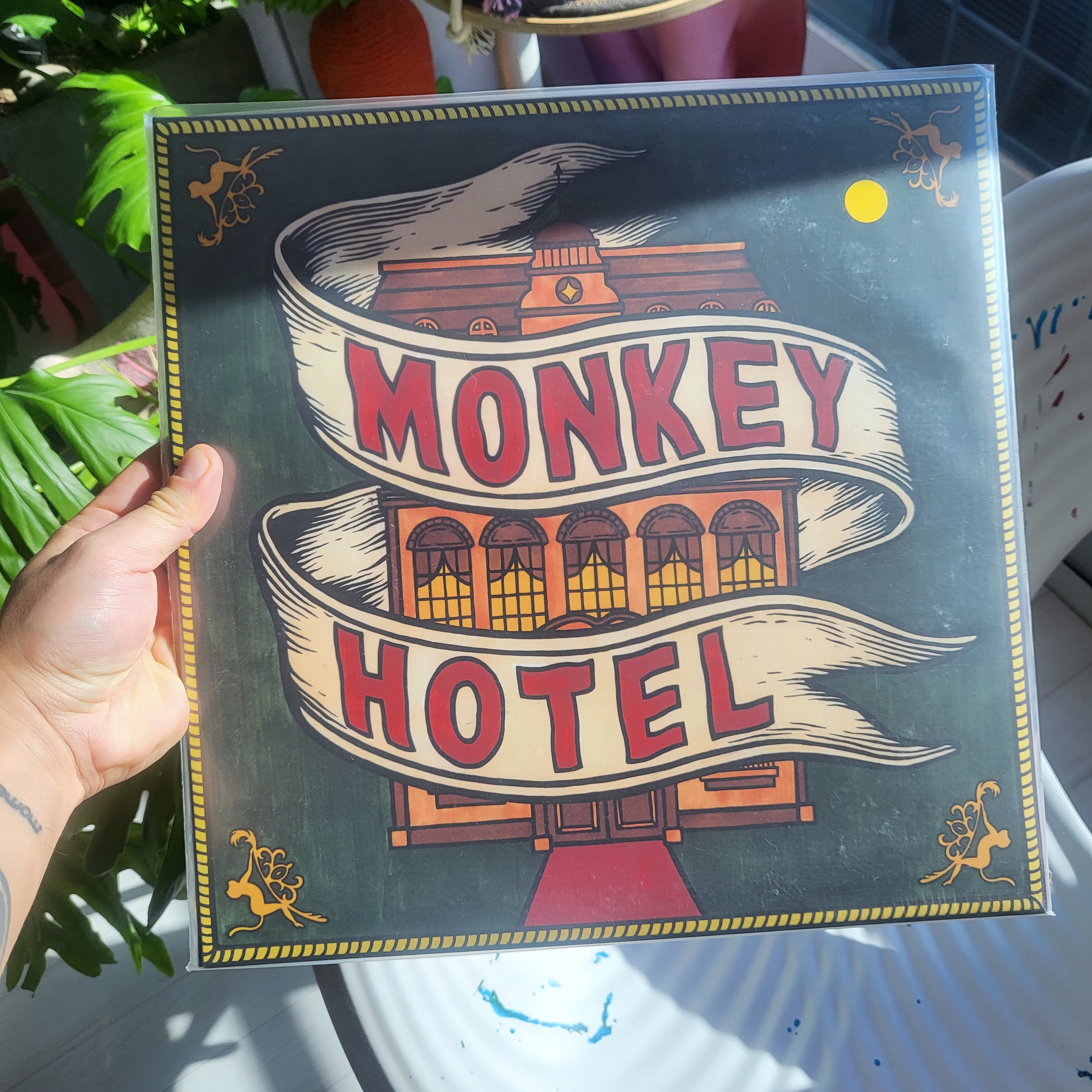 Jannabi Monkey Hotel LP Ivory 착용 스타일 - 1