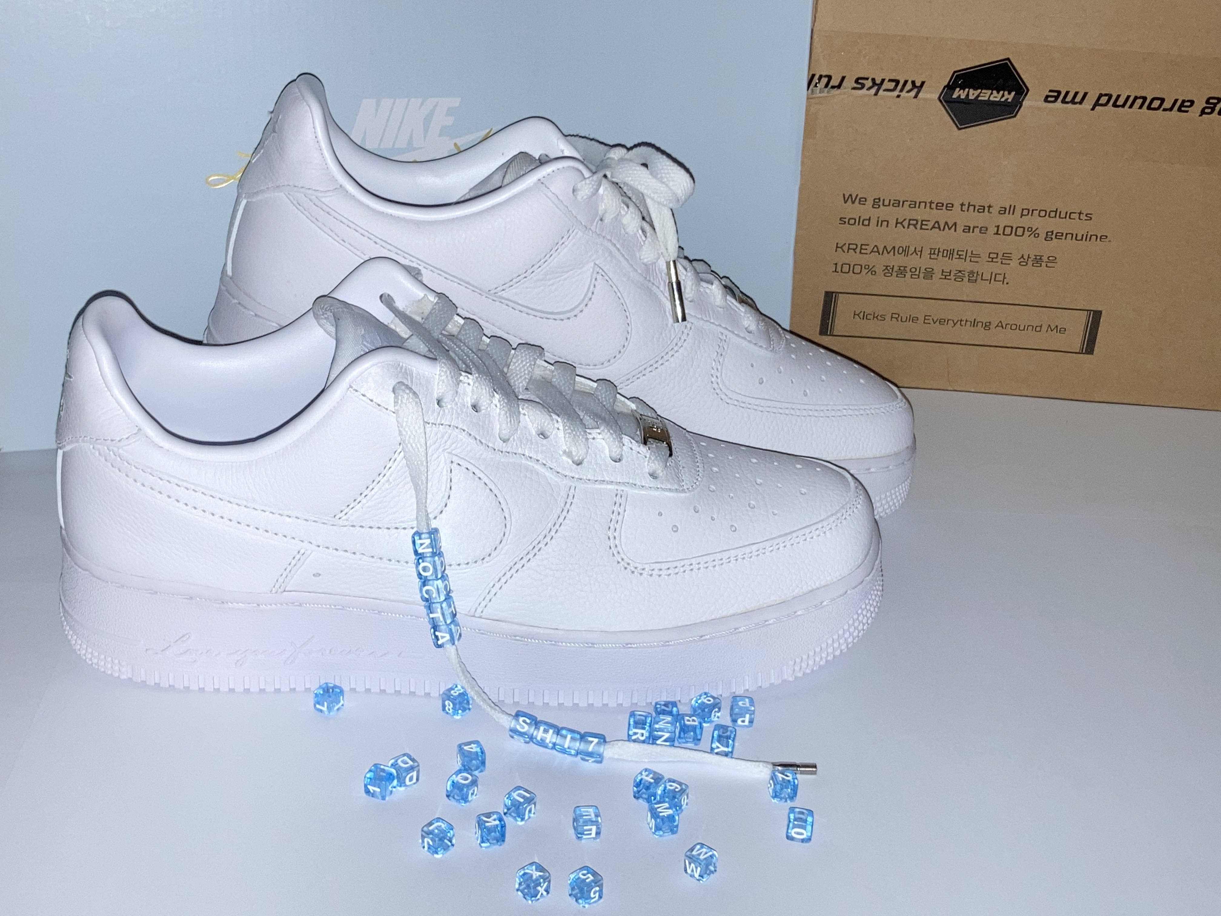 Nike x Drake Nocta Air Force 1 Low SP Certified Lover Boy White 착용 스타일