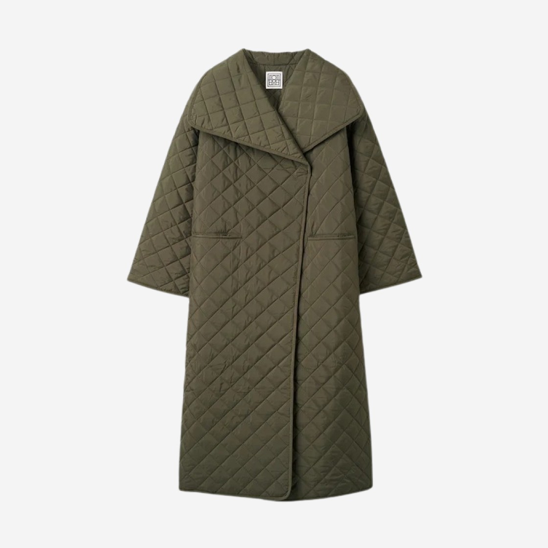 (W) Toteme Signature Quilted Coat Cornichon 상세 이미지 1