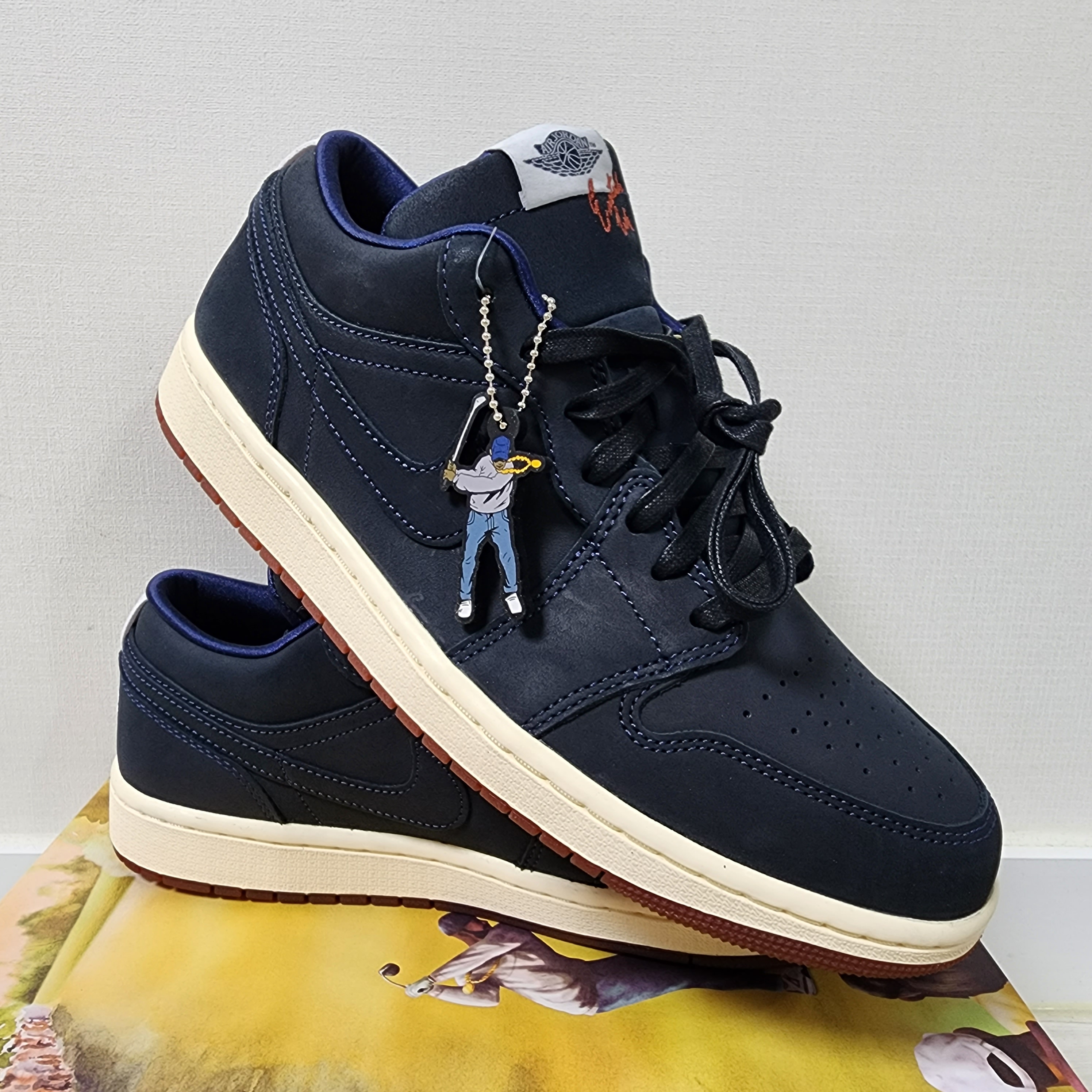Jordan 1 x Eastside Golf Low Midnight Navy 착용 스타일 - 1