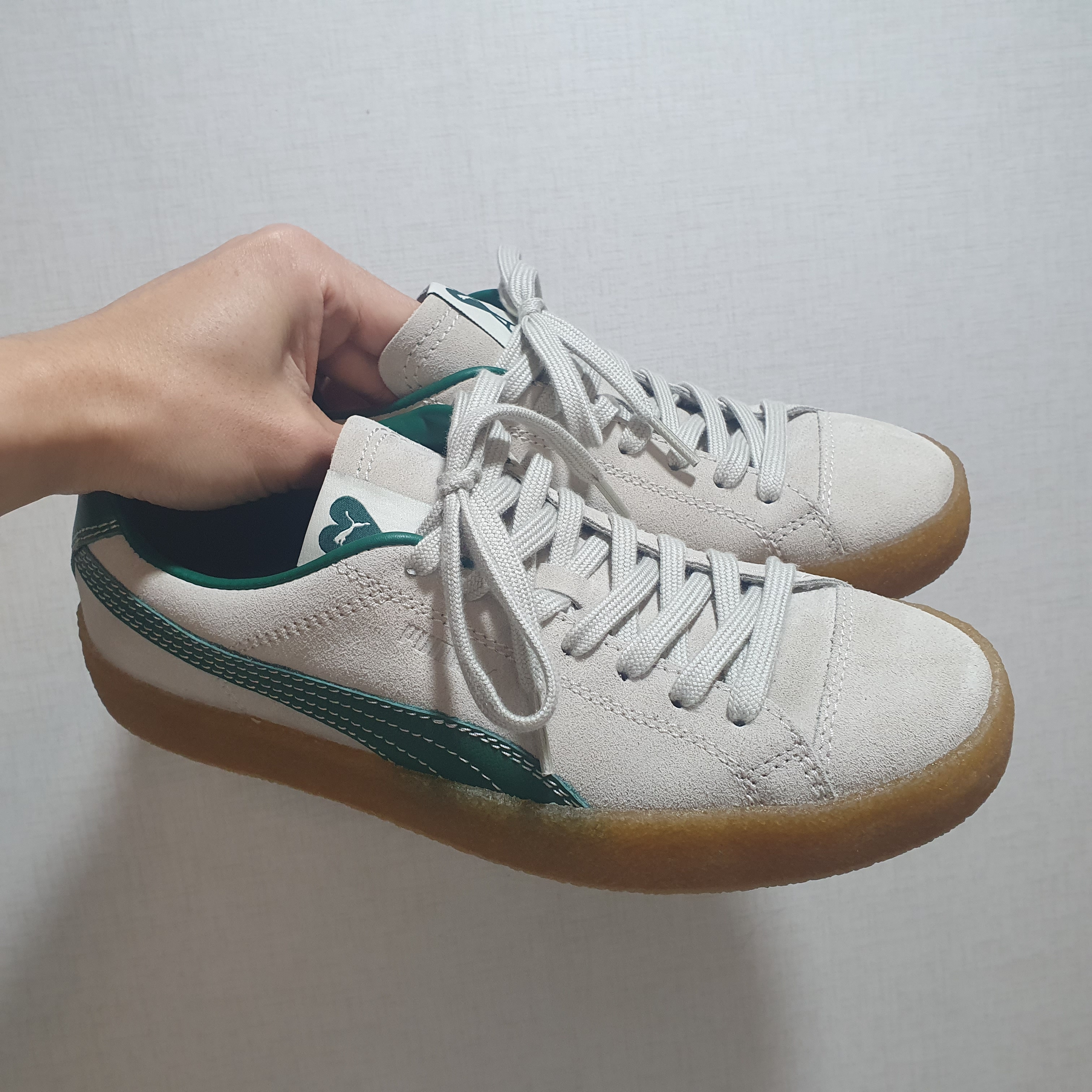 Puma x AMI Suede Crepe Pristine 착용 스타일