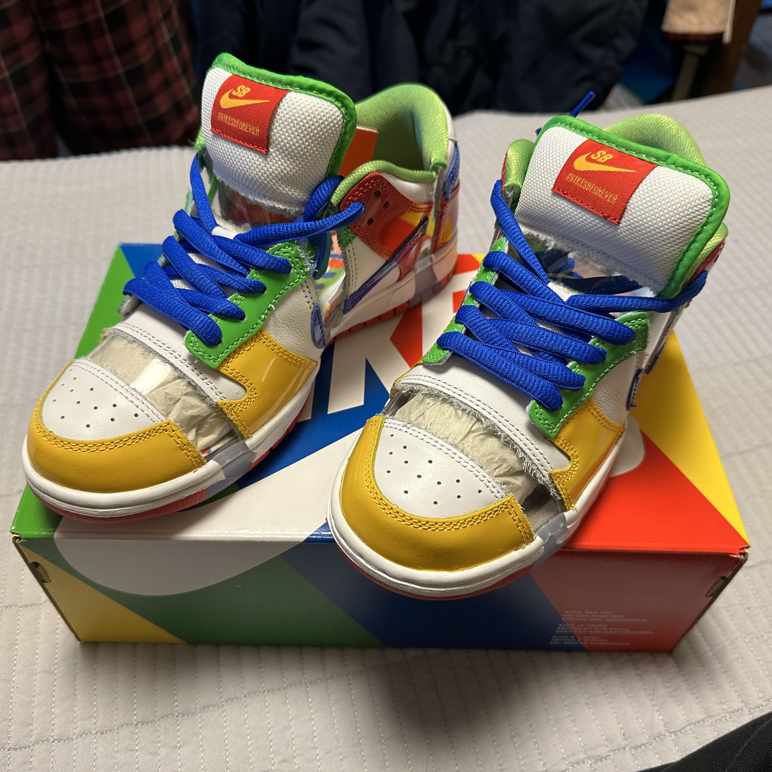 Nike SB Dunk Low Sandy, Jordan 1 Retro High OG Chicago 2022 착용 스타일 - 1