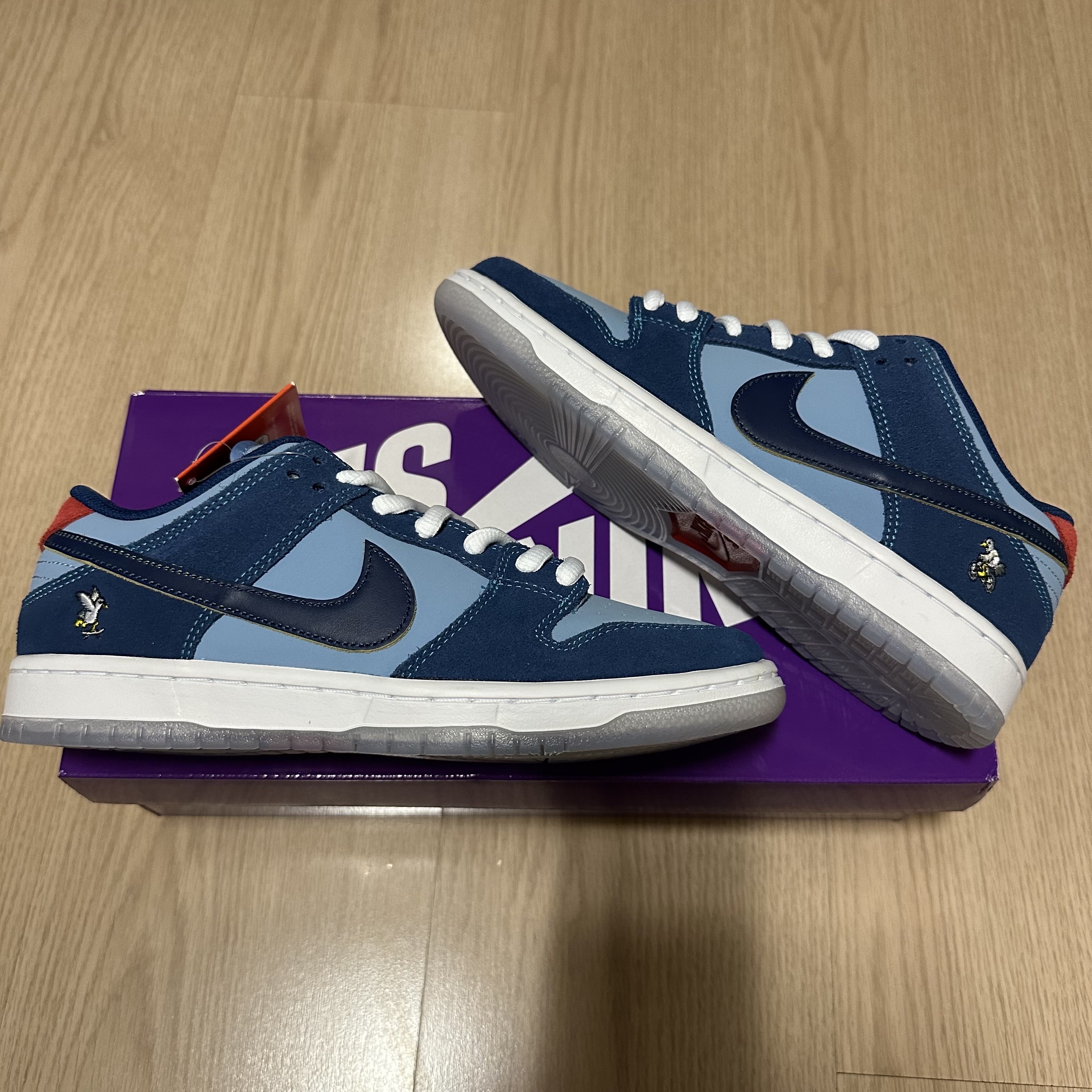 Nike x Why So Sad? SB Dunk Low Pro Coastal Blue 착용 스타일