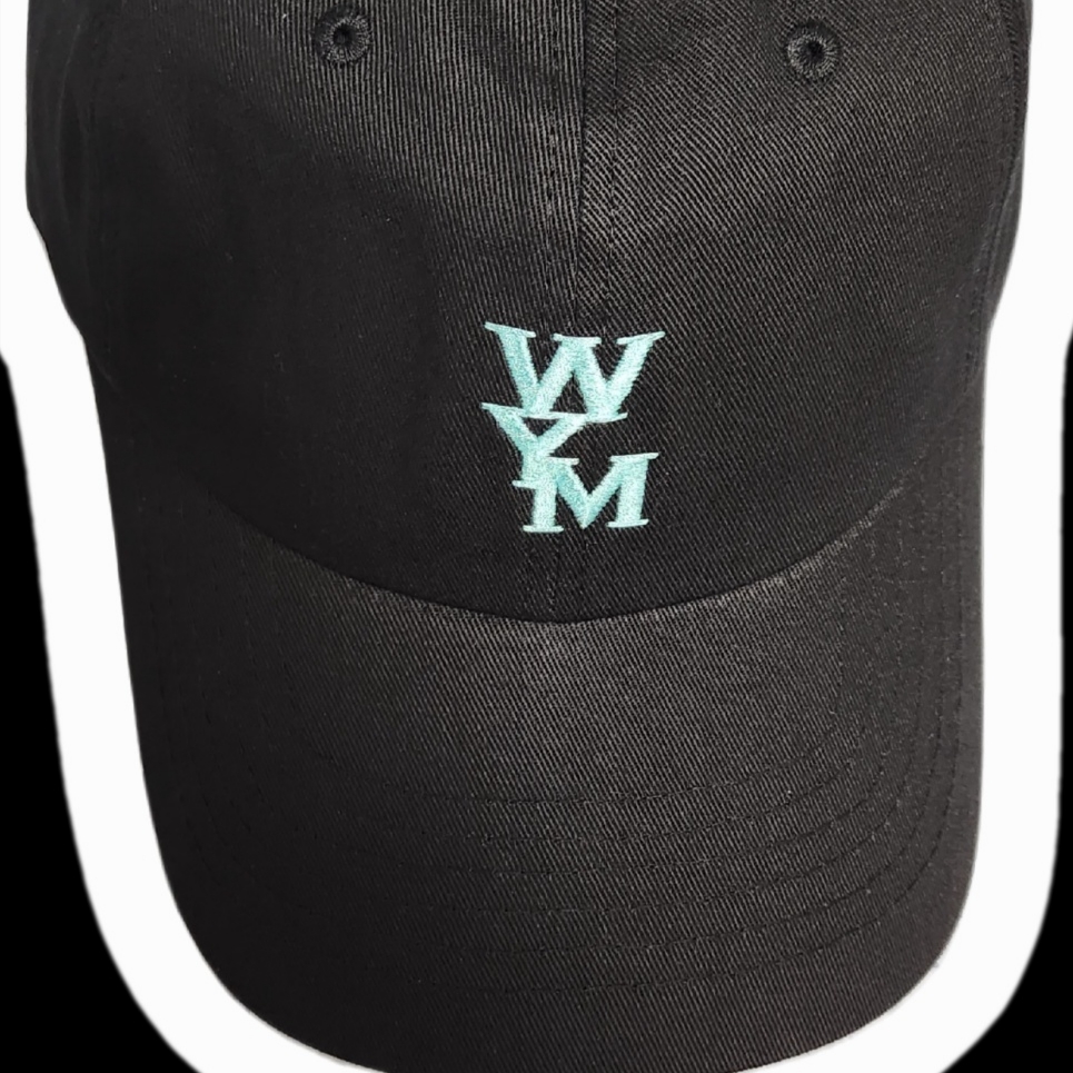 Wooyoungmi Mint Logo Ball Cap Black - 22FW 착용 스타일