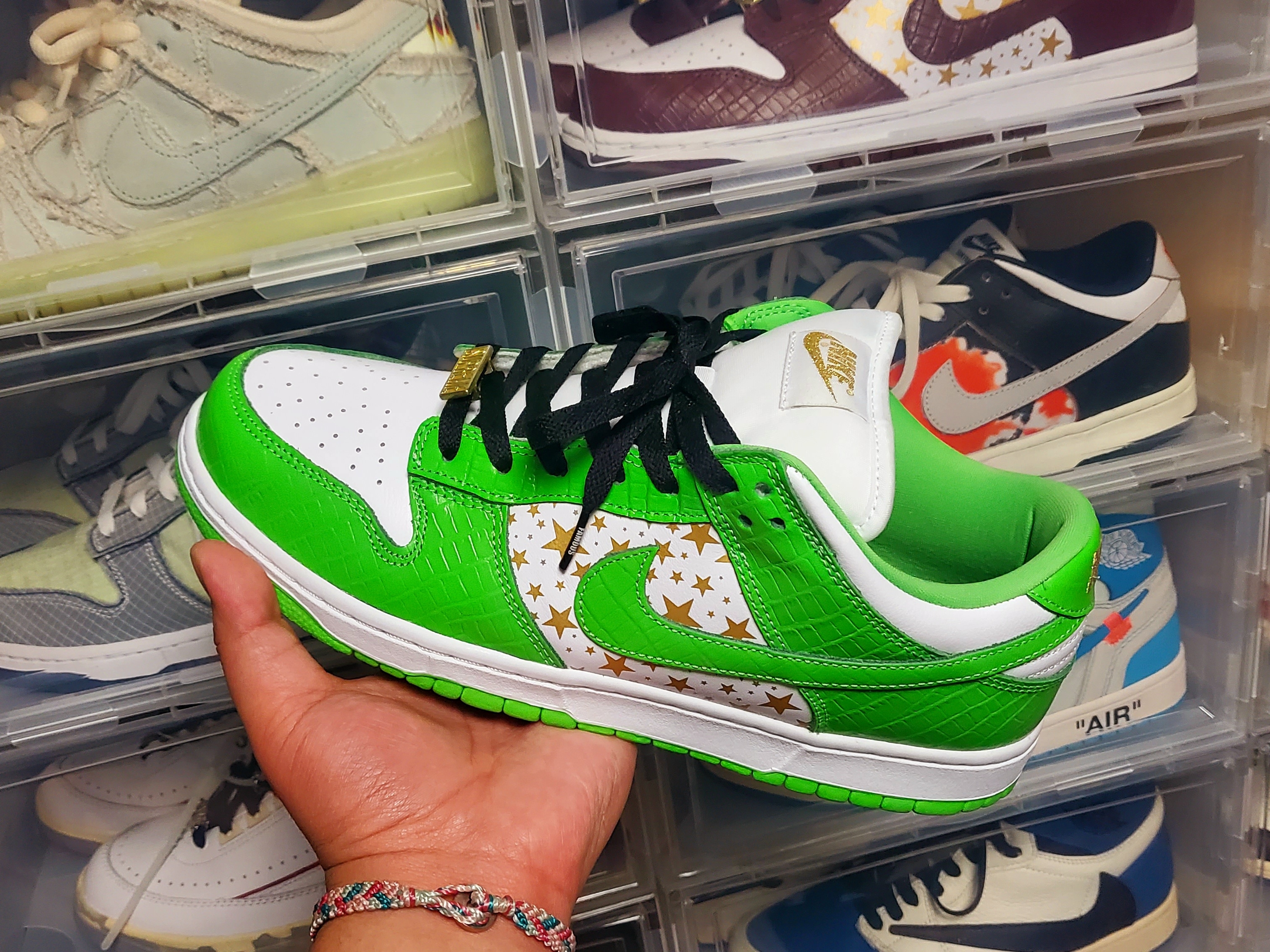 Nike x Supreme SB Dunk Low Mean Green 착용 스타일